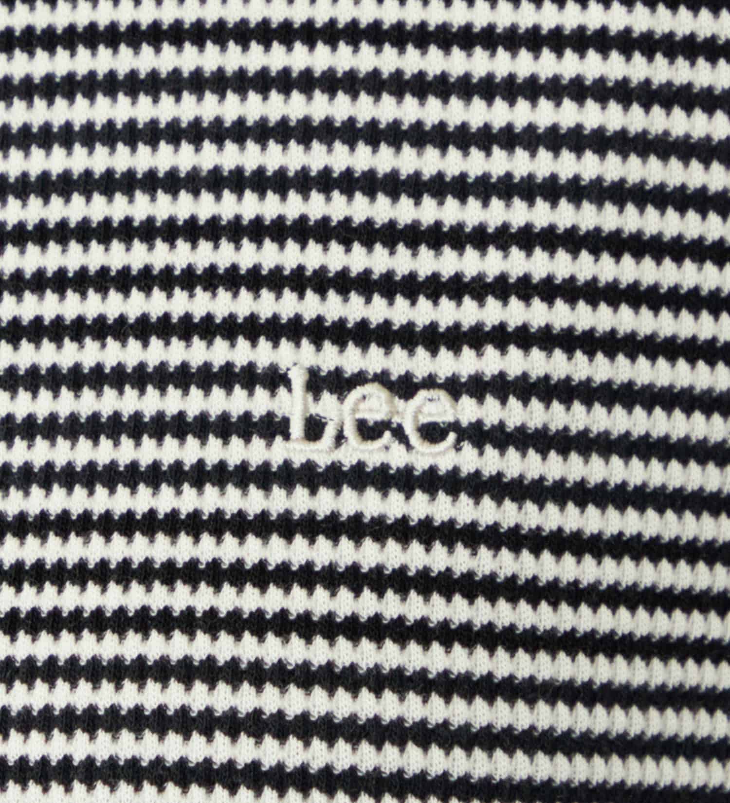 Lee(リー)のボーダーワッフルシャツ|トップス/シャツ/ブラウス/レディース|ブラック