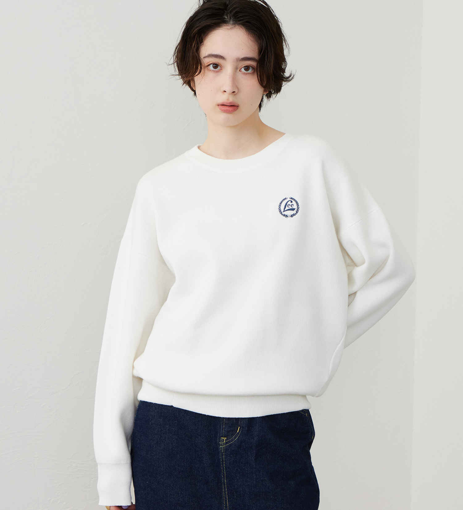 Lee(リー)のニットセーター|トップス/ニット/セーター/レディース|アイボリー