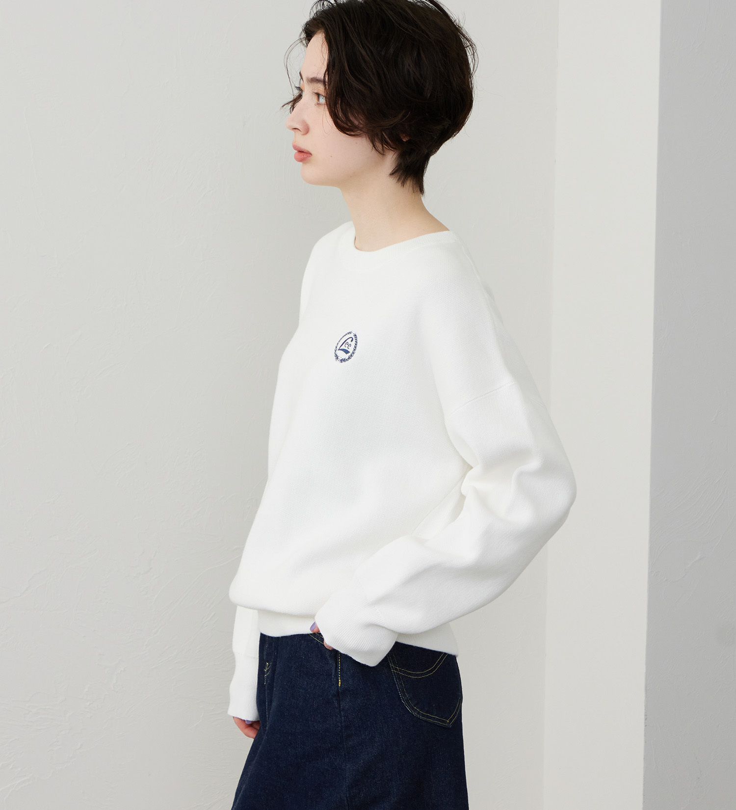 Lee(リー)のニットセーター|トップス/ニット/セーター/レディース|アイボリー