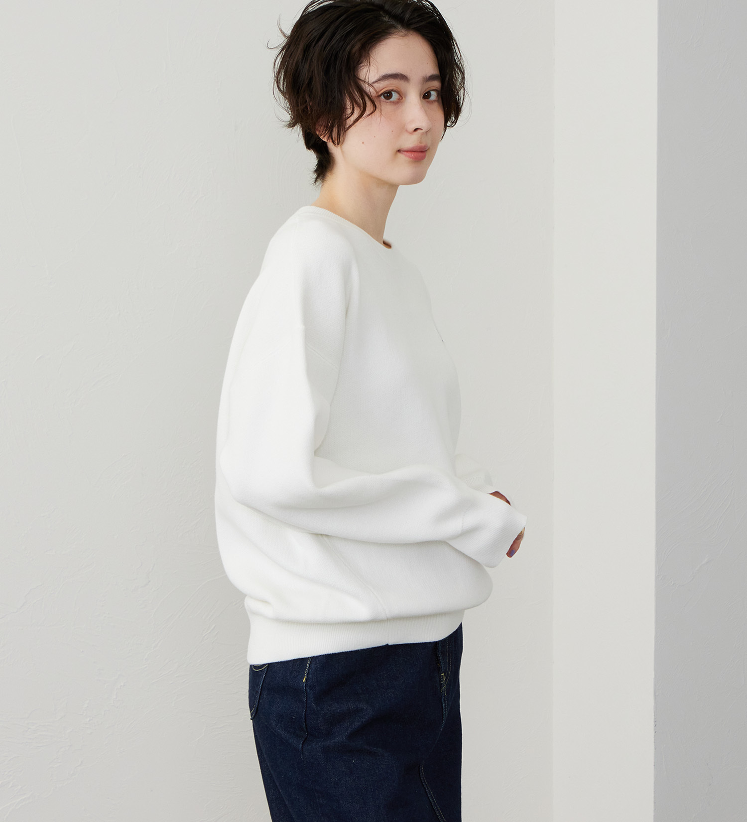 Lee(リー)のニットセーター|トップス/ニット/セーター/レディース|アイボリー