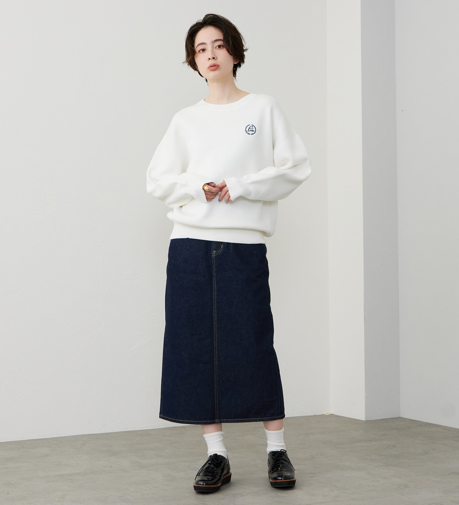 Lee(リー)のニットセーター|トップス/ニット/セーター/レディース|アイボリー