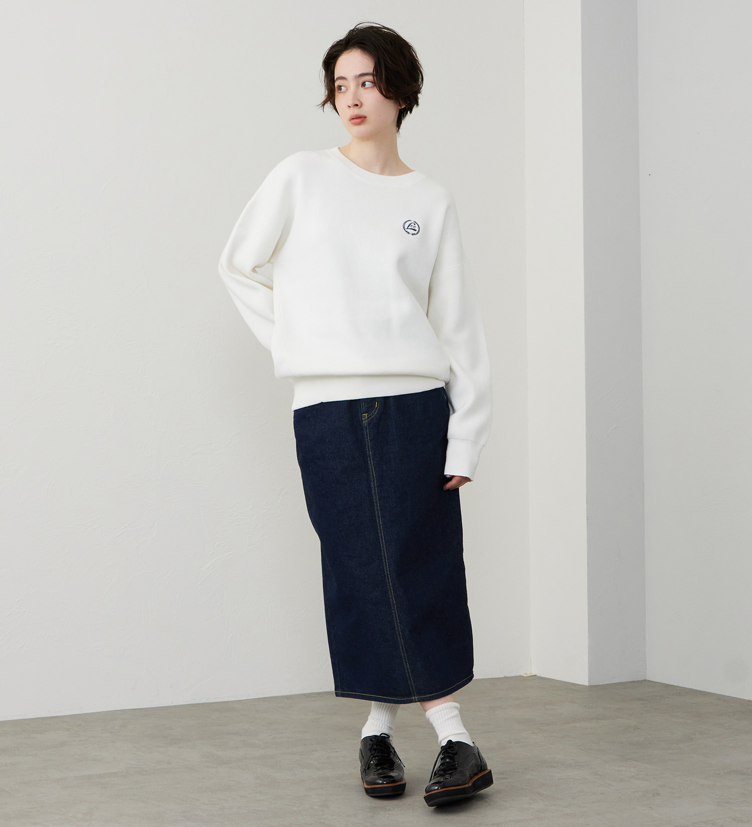 Lee(リー)のニットセーター|トップス/ニット/セーター/レディース|アイボリー