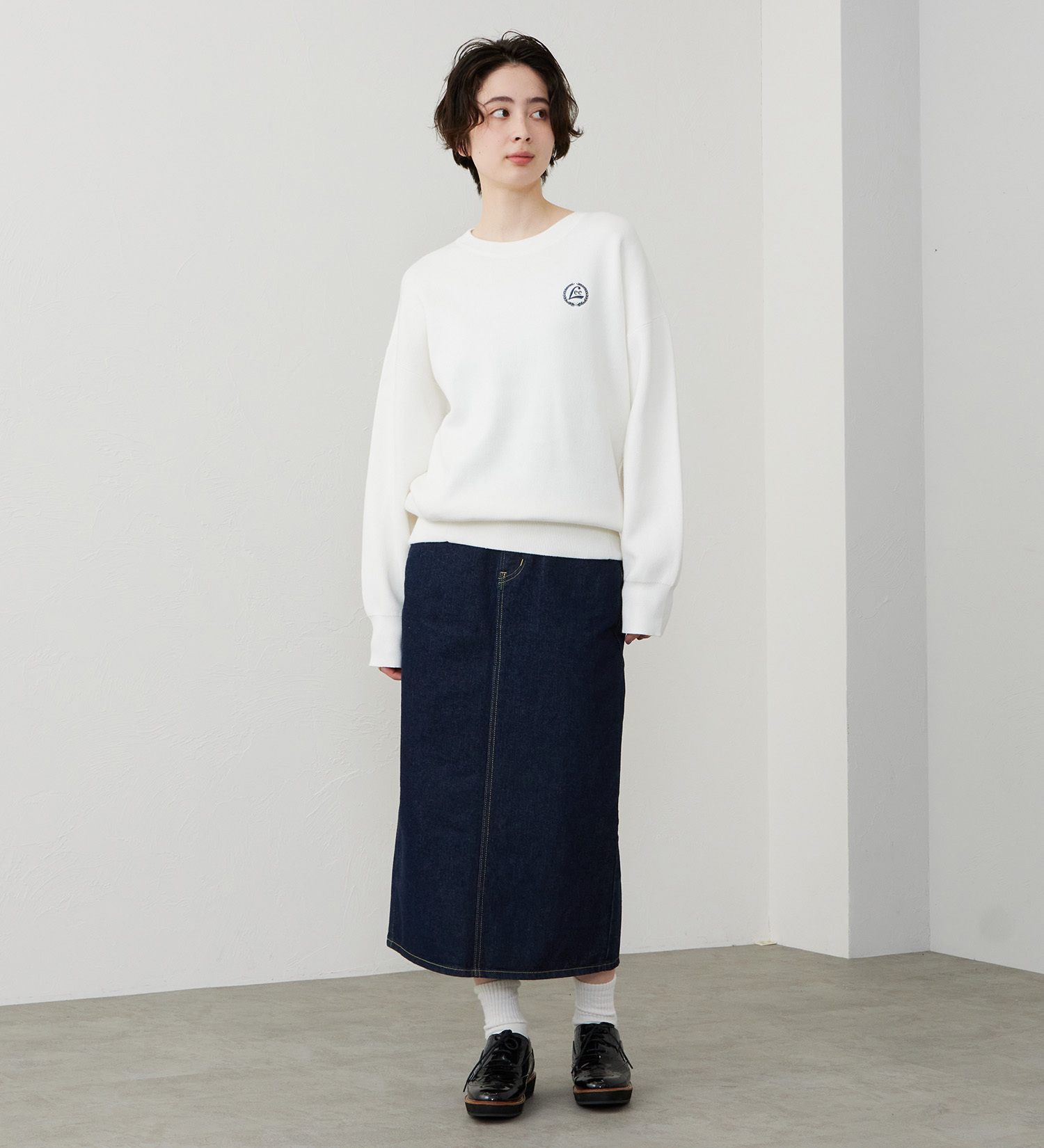 Lee(リー)のニットセーター|トップス/ニット/セーター/レディース|アイボリー