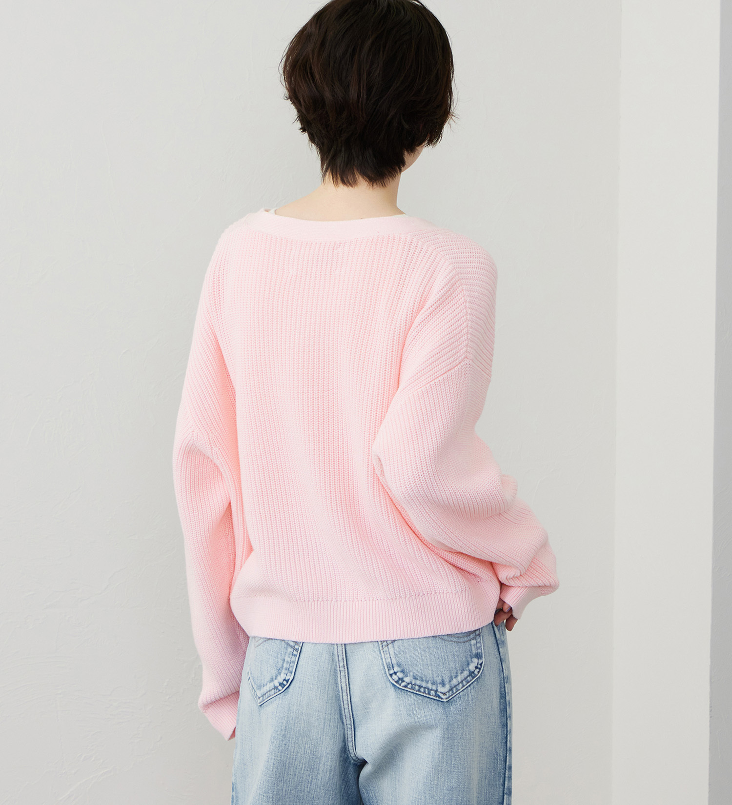 Lee(リー)のニットカーディガン|トップス/ニット/セーター/レディース|ピンク