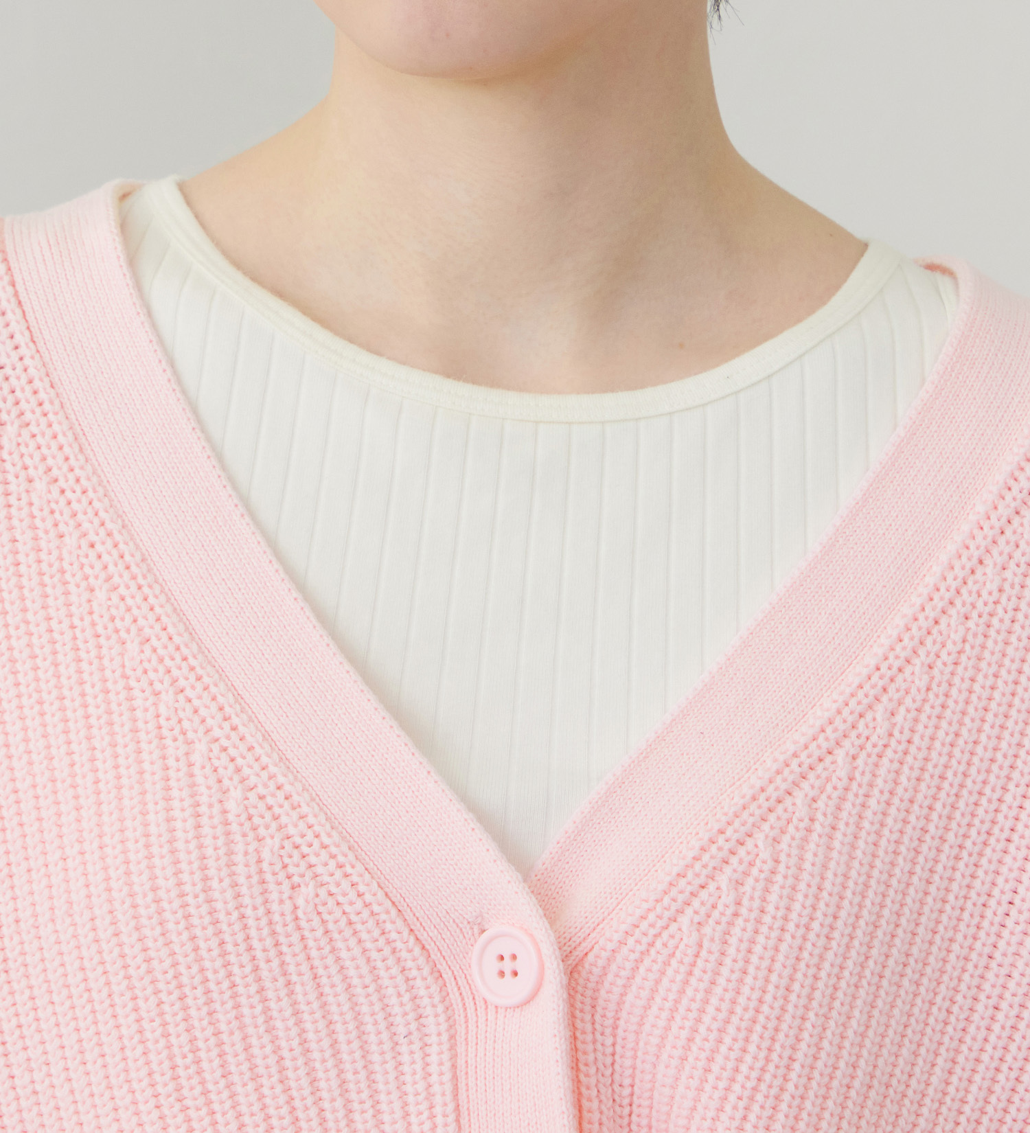 Lee(リー)のニットカーディガン|トップス/ニット/セーター/レディース|ピンク