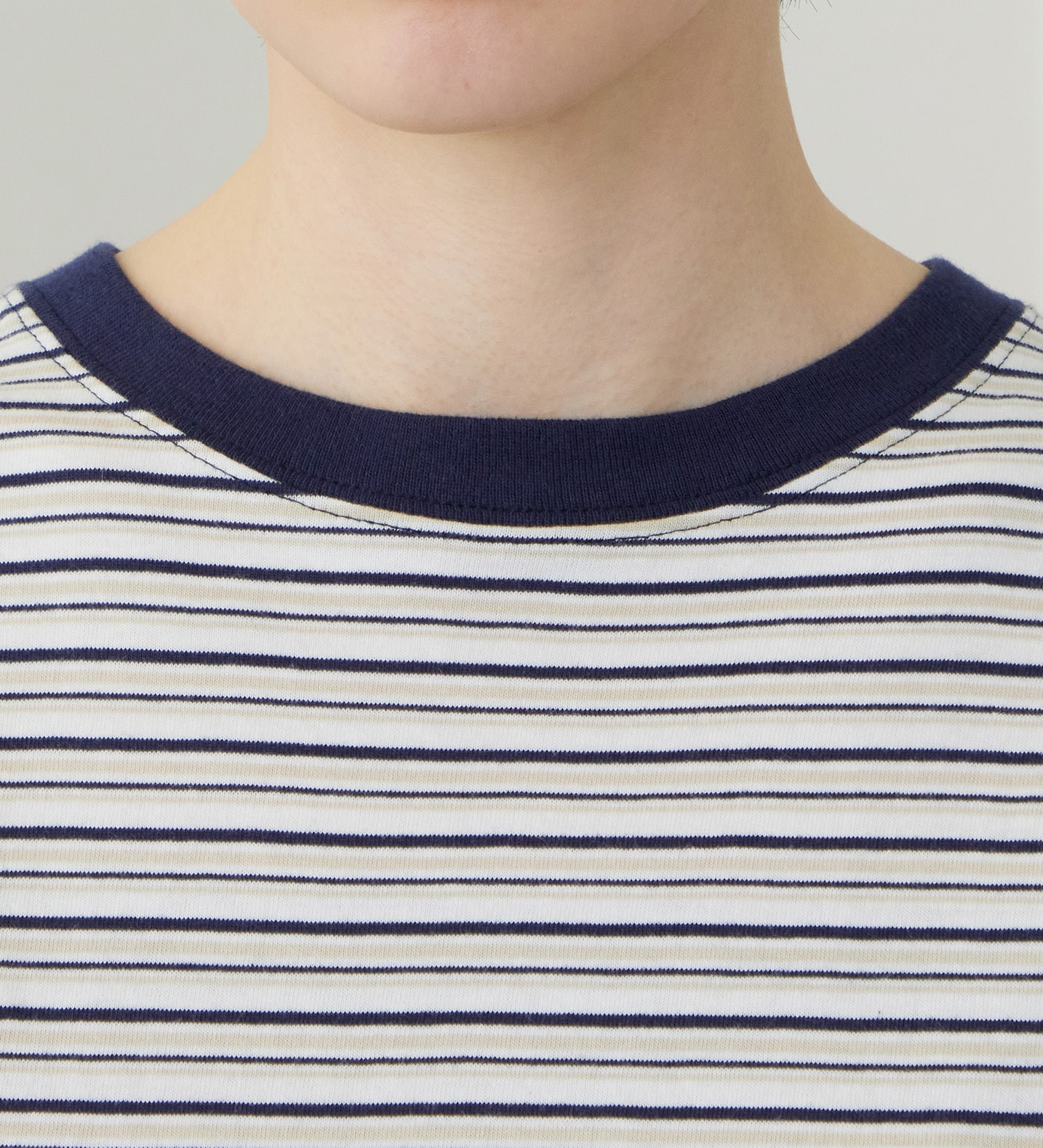 Lee(リー)のマルチボーダーTシャツ|トップス/Tシャツ/カットソー/レディース|ネイビー