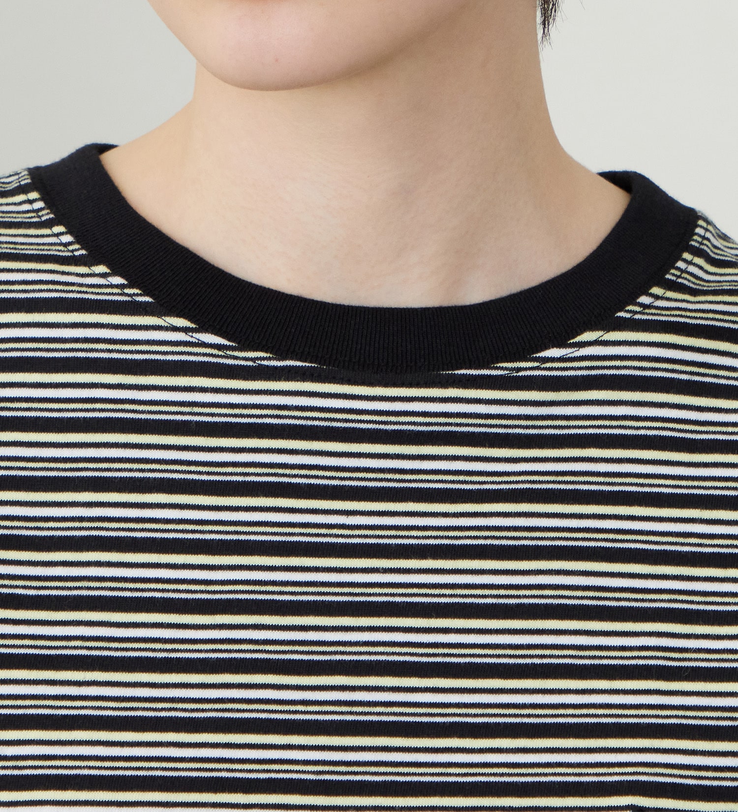 Lee(リー)のマルチボーダーTシャツ|トップス/Tシャツ/カットソー/レディース|チャコール