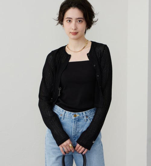 Lee(リー)のクルーネックカーディガン|トップス/その他トップス/レディース|ブラック