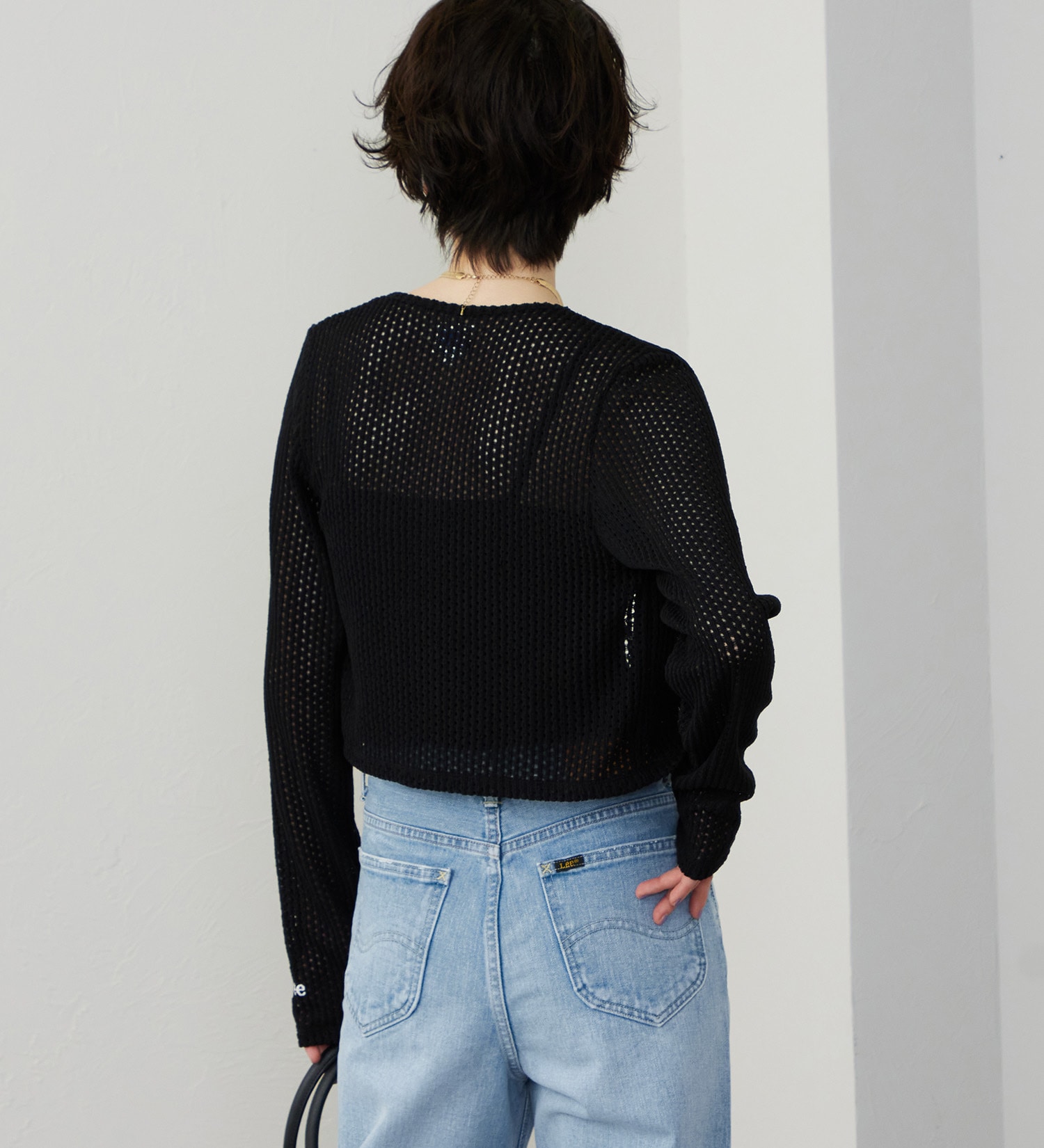 Lee(リー)のクルーネックカーディガン|トップス/その他トップス/レディース|ブラック