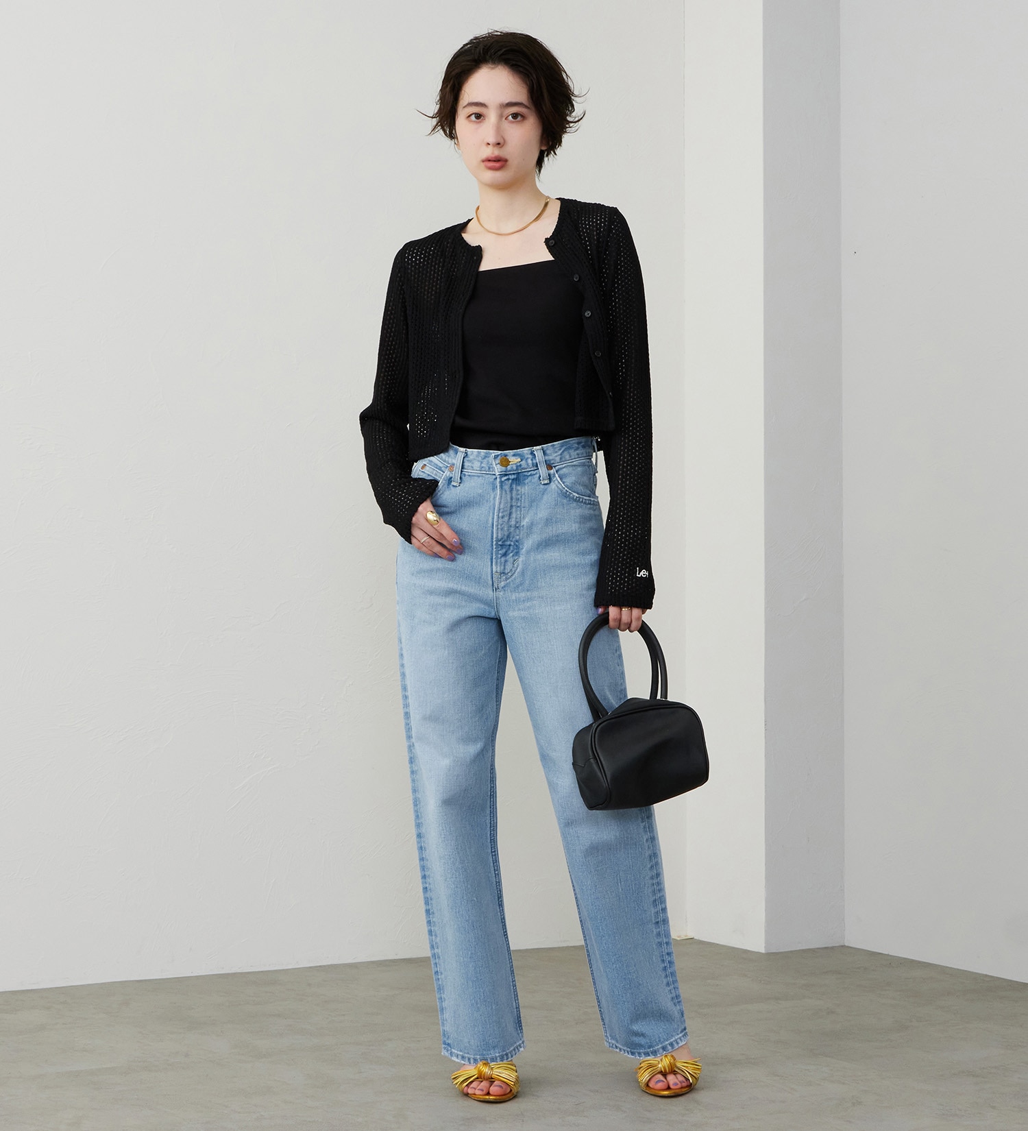 Lee(リー)のクルーネックカーディガン|トップス/その他トップス/レディース|ブラック