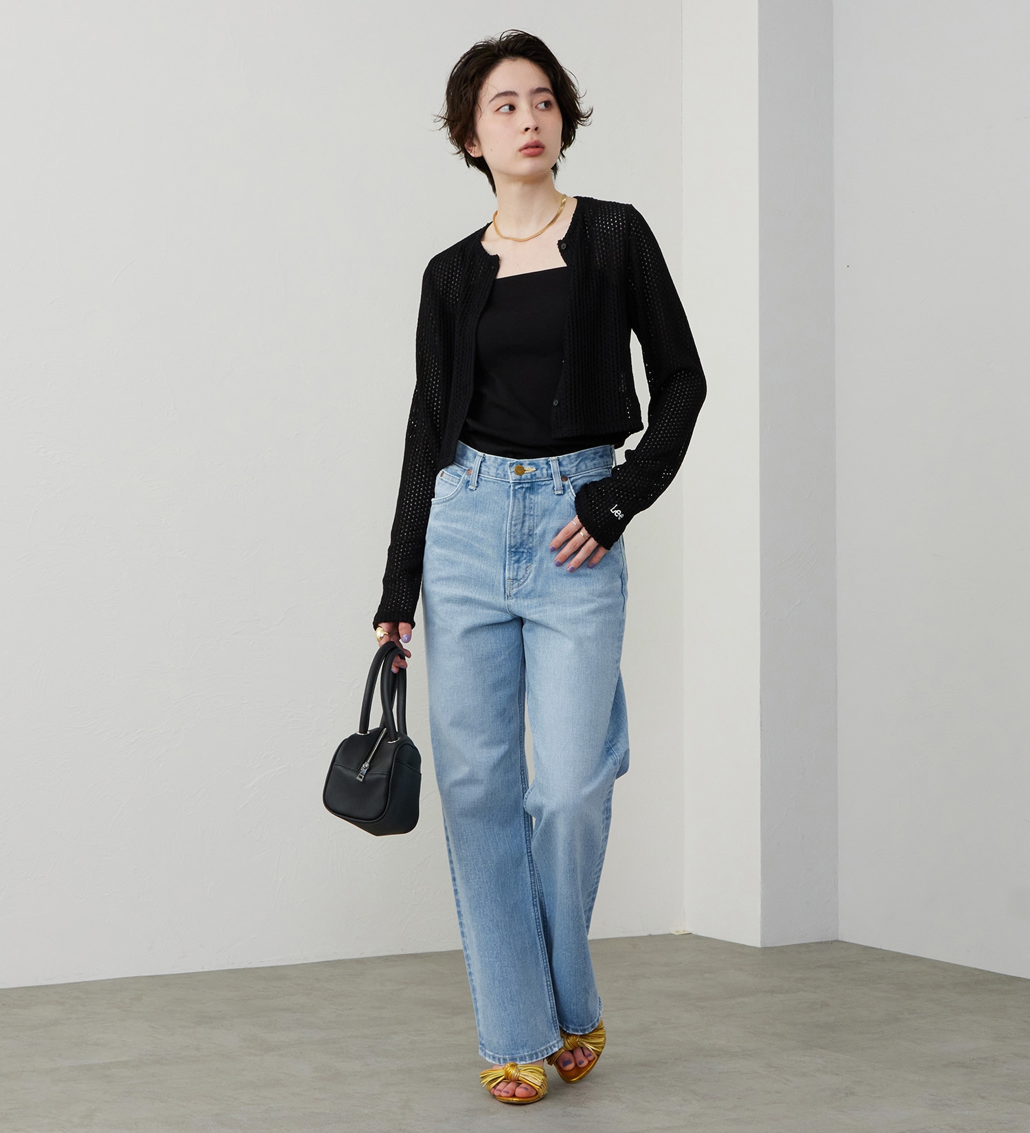 Lee(リー)のクルーネックカーディガン|トップス/その他トップス/レディース|ブラック