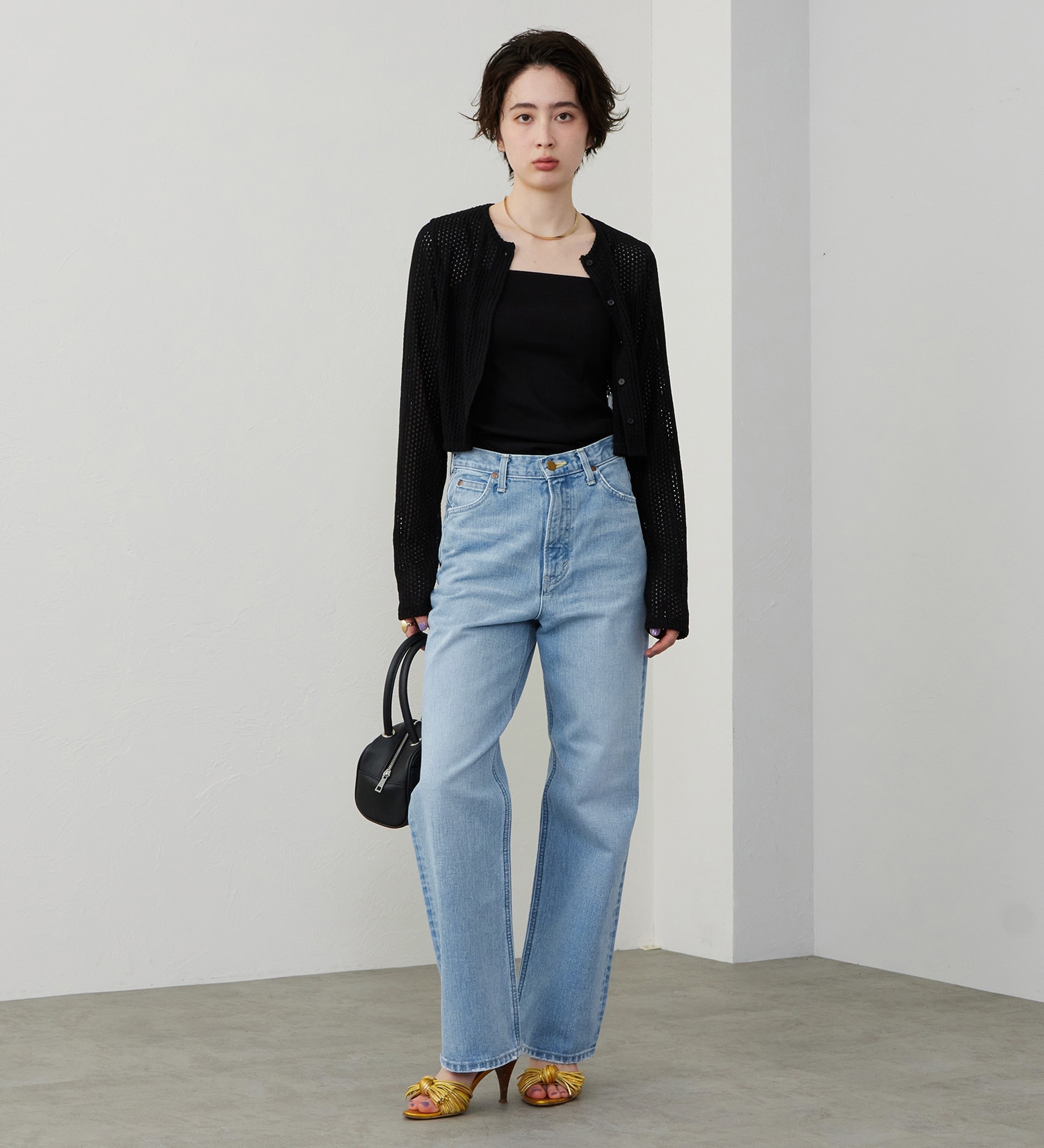 Lee(リー)のクルーネックカーディガン|トップス/その他トップス/レディース|ブラック