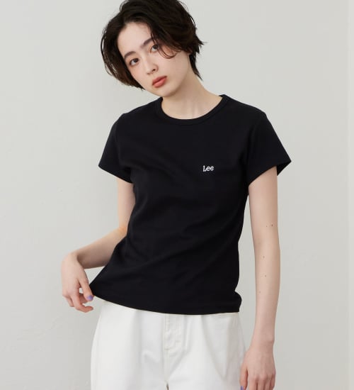 Lee(リー)のコンパクトフィットTシャツ|トップス/Tシャツ/カットソー/レディース|ブラック