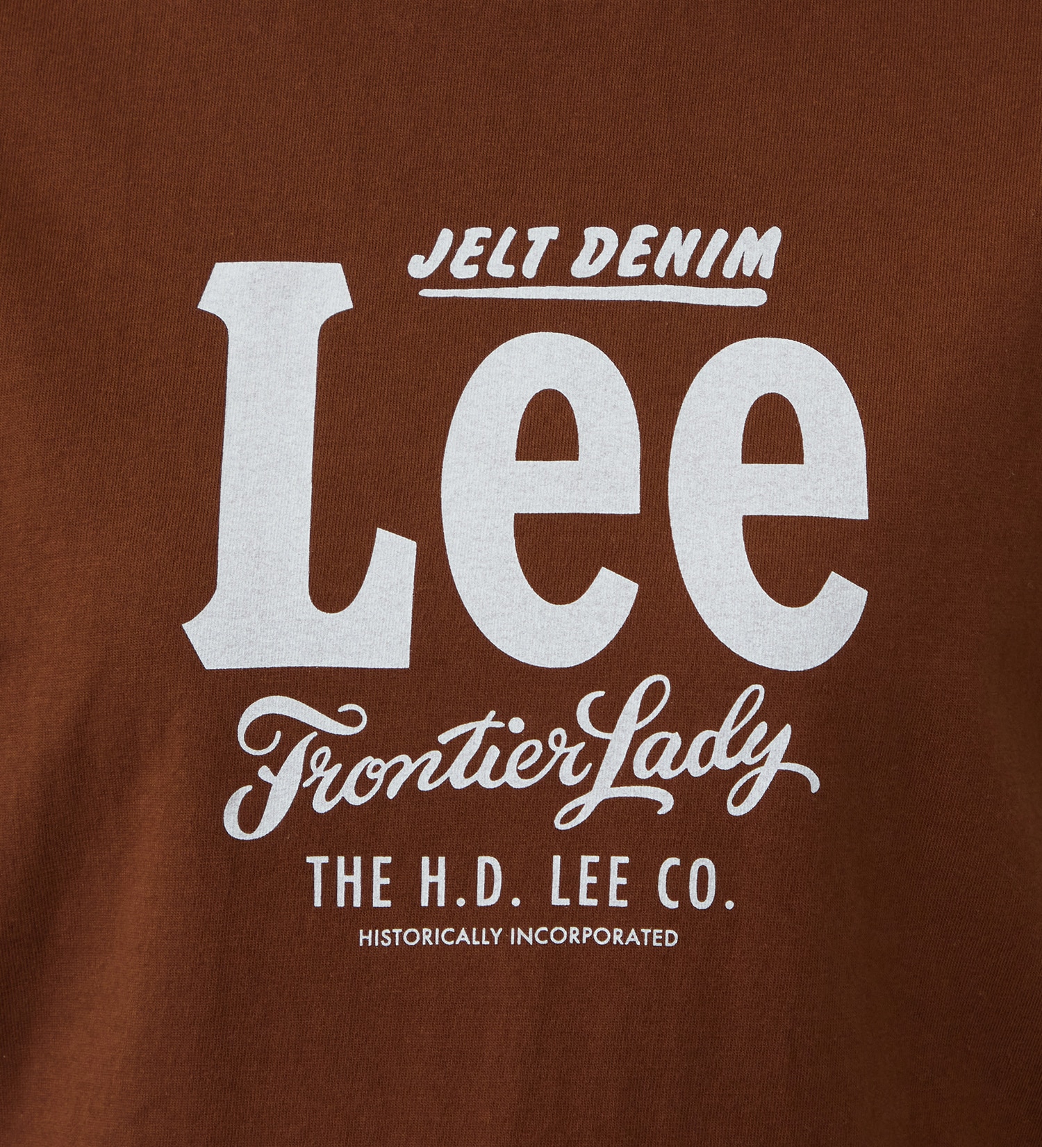 Lee(リー)のロゴハーフスリーブTシャツ|トップス/Tシャツ/カットソー/レディース|ブラウン