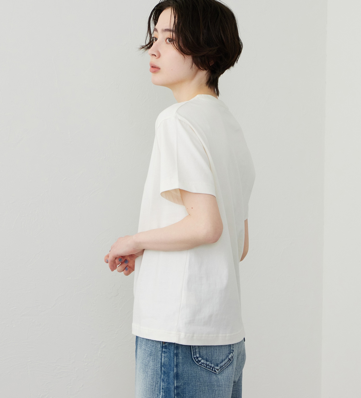 Lee(リー)のロゴハーフスリーブTシャツ|トップス/Tシャツ/カットソー/レディース|ホワイト