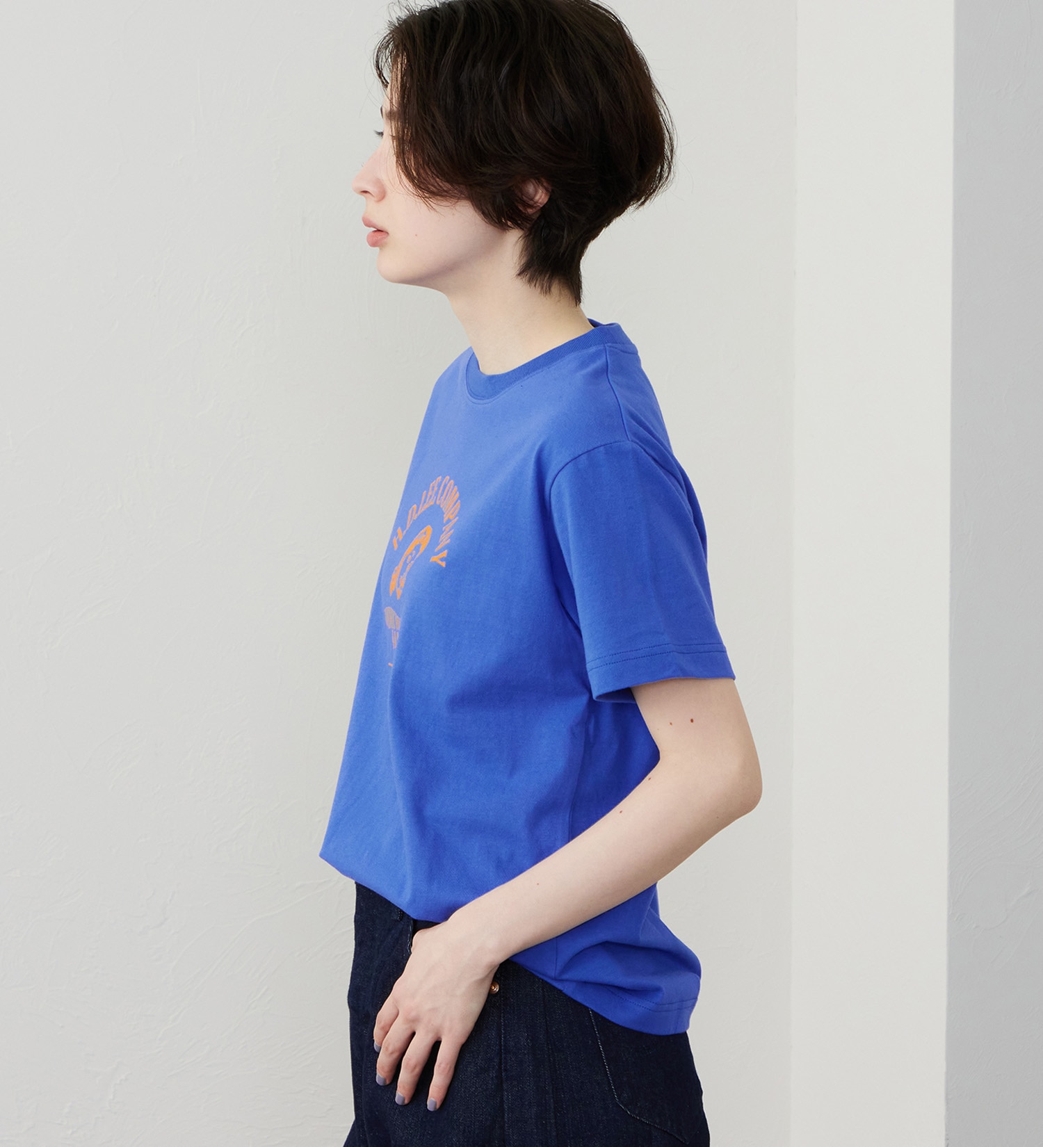 Lee(リー)のロゴハーフスリーブTシャツ|トップス/Tシャツ/カットソー/レディース|ブルー