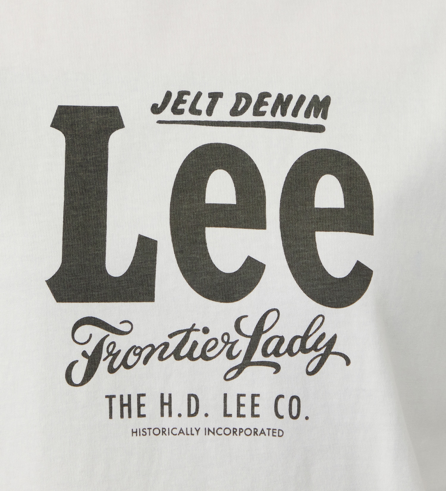 Lee(リー)のロゴハーフスリーブTシャツ|トップス/Tシャツ/カットソー/レディース|アイボリー