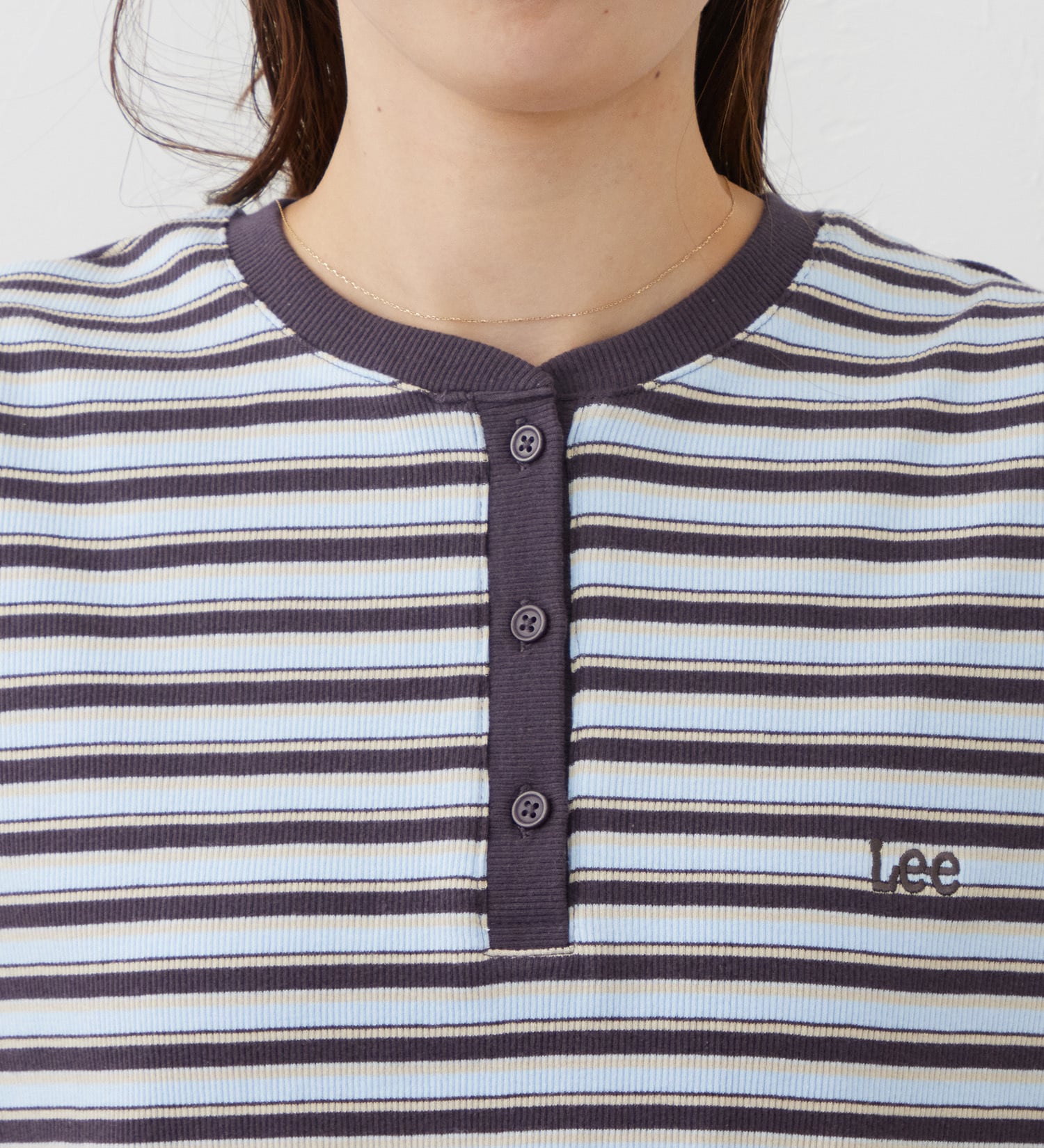 Lee(リー)のEMBROYDERY TEE/刺繍長袖Tシャツ|トップス/Tシャツ/カットソー/レディース|ブラウン