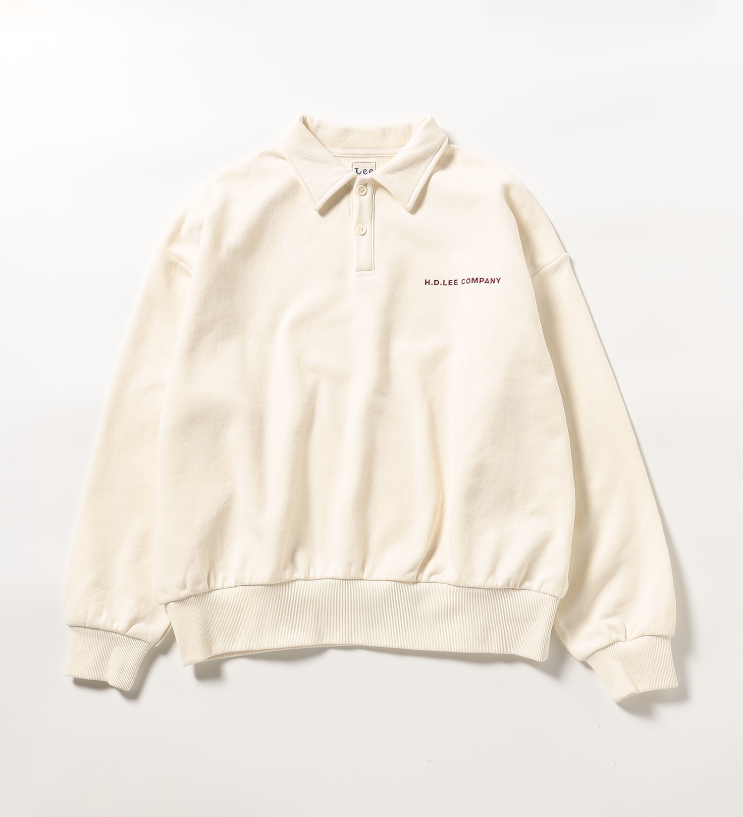 Lee(リー)のPOLO COLLAR SWEAT / ポロカラースウェット|トップス/スウェット/レディース|アイボリー