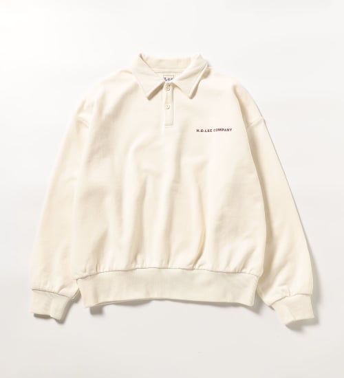 Lee(リー)のPOLO COLLAR SWEAT / ポロカラースウェット|トップス/スウェット/レディース|アイボリー