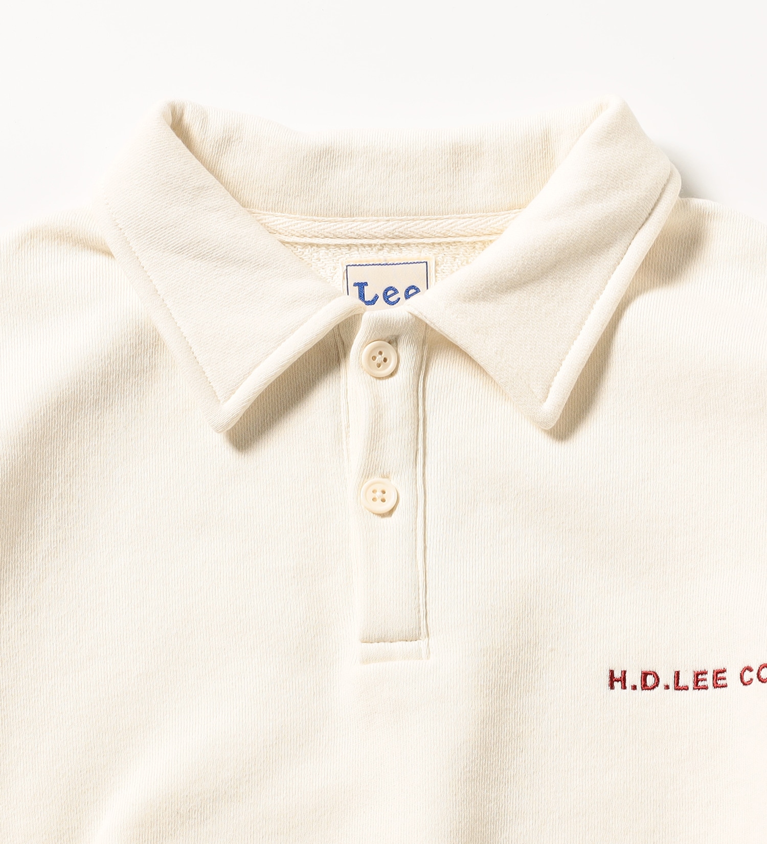 Lee(リー)のPOLO COLLAR SWEAT / ポロカラースウェット|トップス/スウェット/レディース|アイボリー