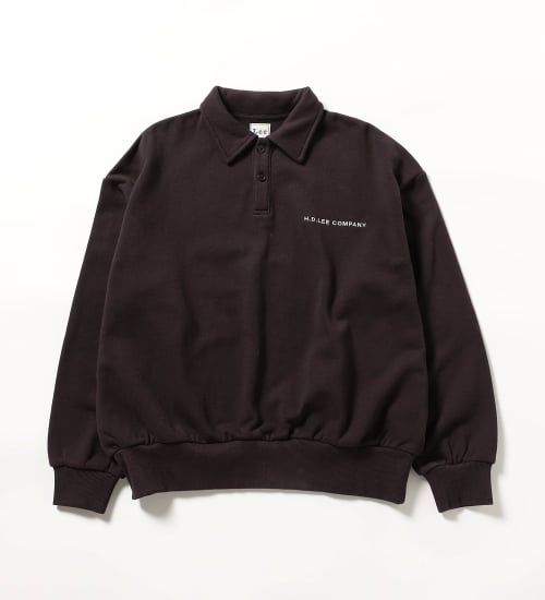 Lee(リー)のPOLO COLLAR SWEAT / ポロカラースウェット|トップス/スウェット/レディース|ブラウン