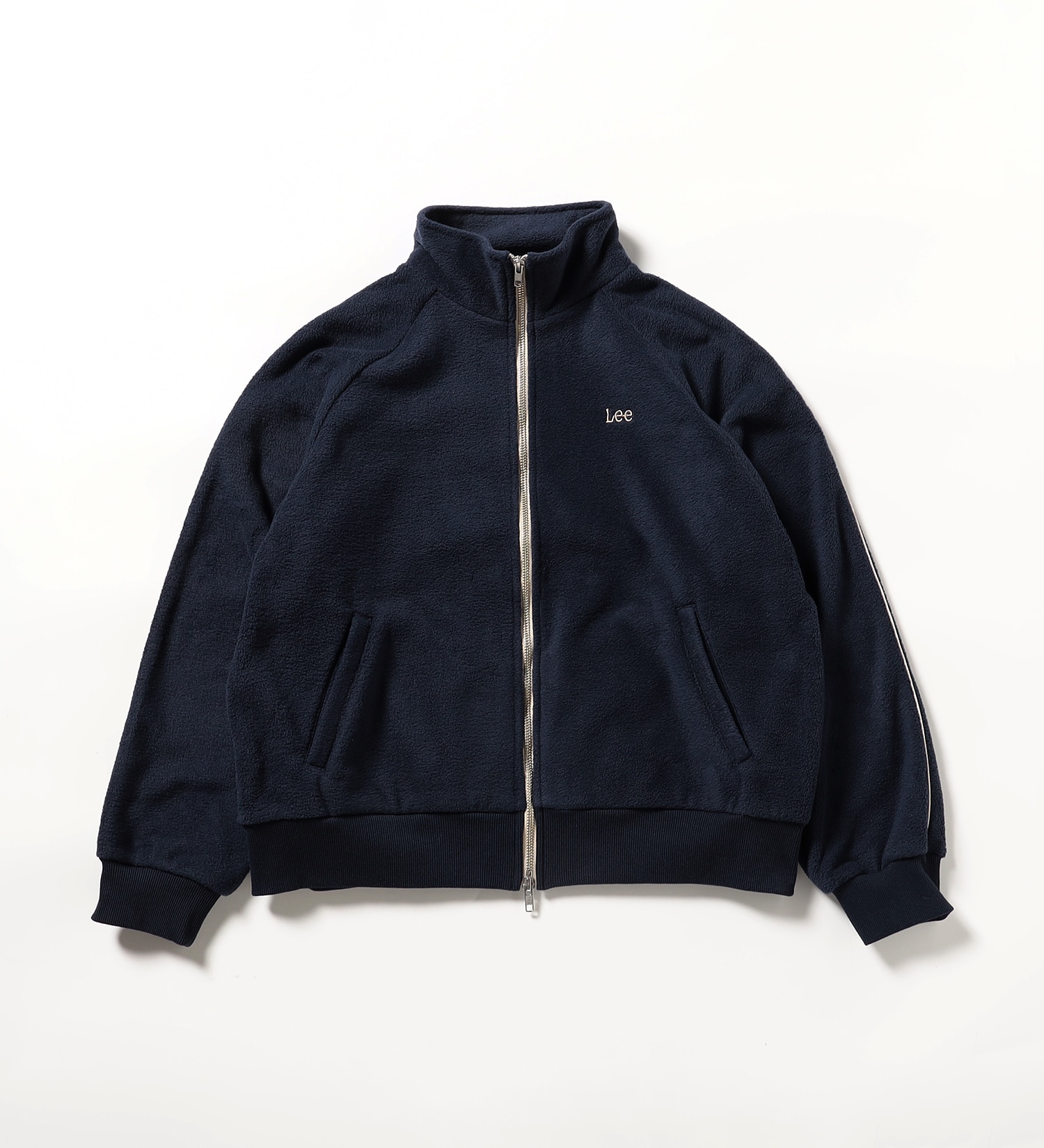 Lee(リー)のFLEECE TRACK JACKET / フリーストラックジャケット|ジャケット/アウター/その他アウター/レディース|ネイビー
