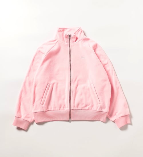 Lee(リー)のFLEECE TRACK JACKET / フリーストラックジャケット|ジャケット/アウター/その他アウター/レディース|ピンク