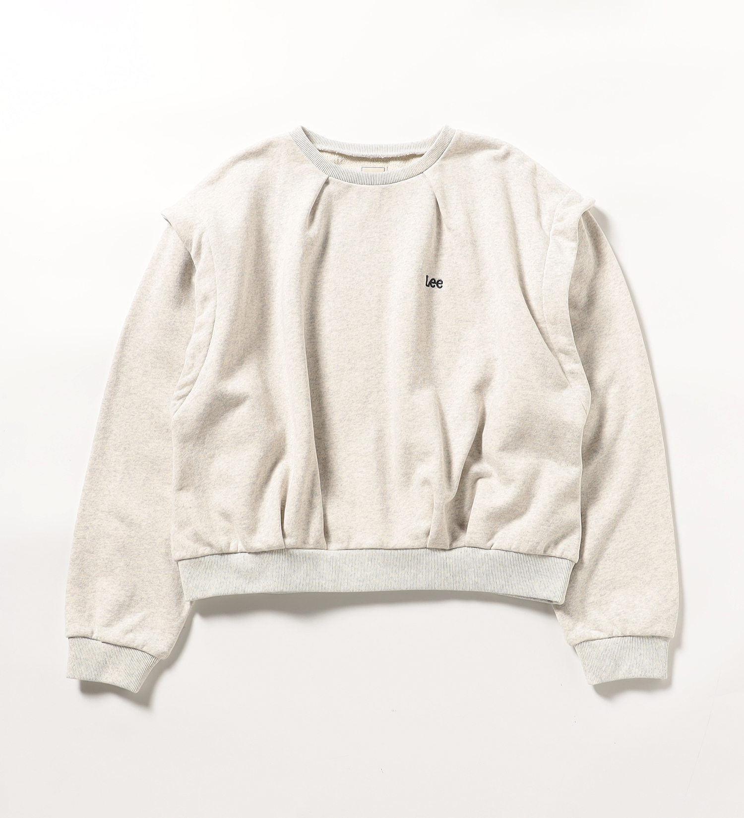 Lee(リー)のEMBROIDERY PULLOVER SWEAT / Leeロゴ刺繍タック入りスウェット|トップス/スウェット/レディース|グレー