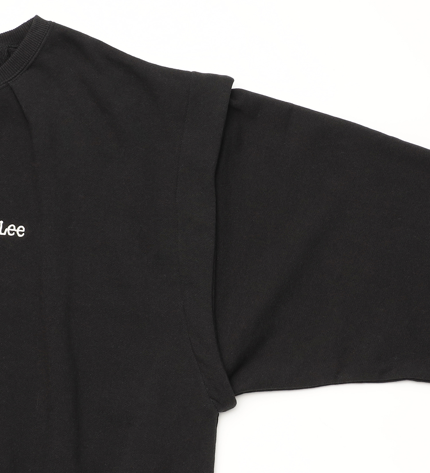 Lee(リー)のEMBROIDERY PULLOVER SWEAT / Leeロゴ刺繍タック入りスウェット|トップス/スウェット/レディース|ブラック