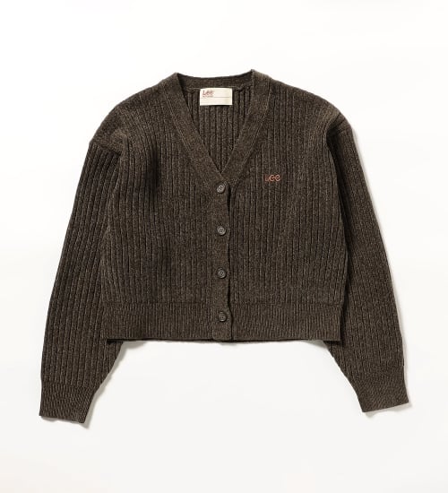 Lee(リー)のKNIT CARDIGAN / ニットカーディガン|トップス/ニット/セーター/レディース|ブラウン