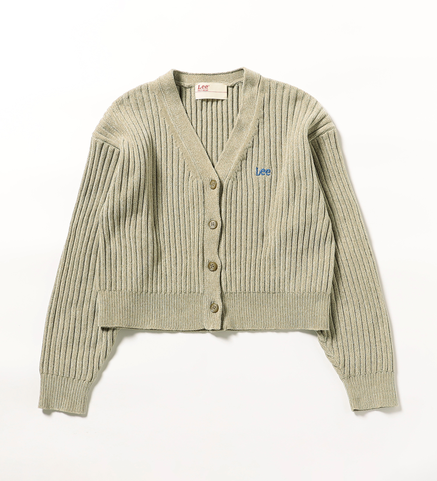 Lee(リー)のKNIT CARDIGAN / ニットカーディガン|トップス/ニット/セーター/レディース|ライトグリーン