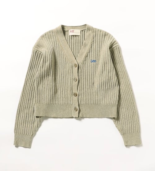 Lee(リー)のKNIT CARDIGAN / ニットカーディガン|トップス/ニット/セーター/レディース|ライトグリーン