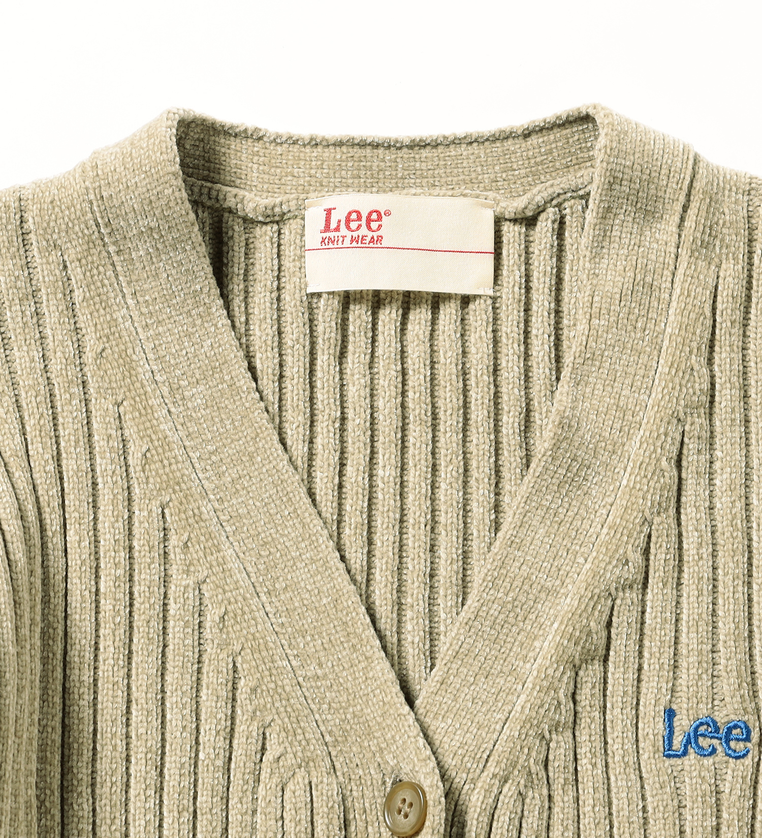 Lee(リー)のKNIT CARDIGAN / ニットカーディガン|トップス/ニット/セーター/レディース|ライトグリーン
