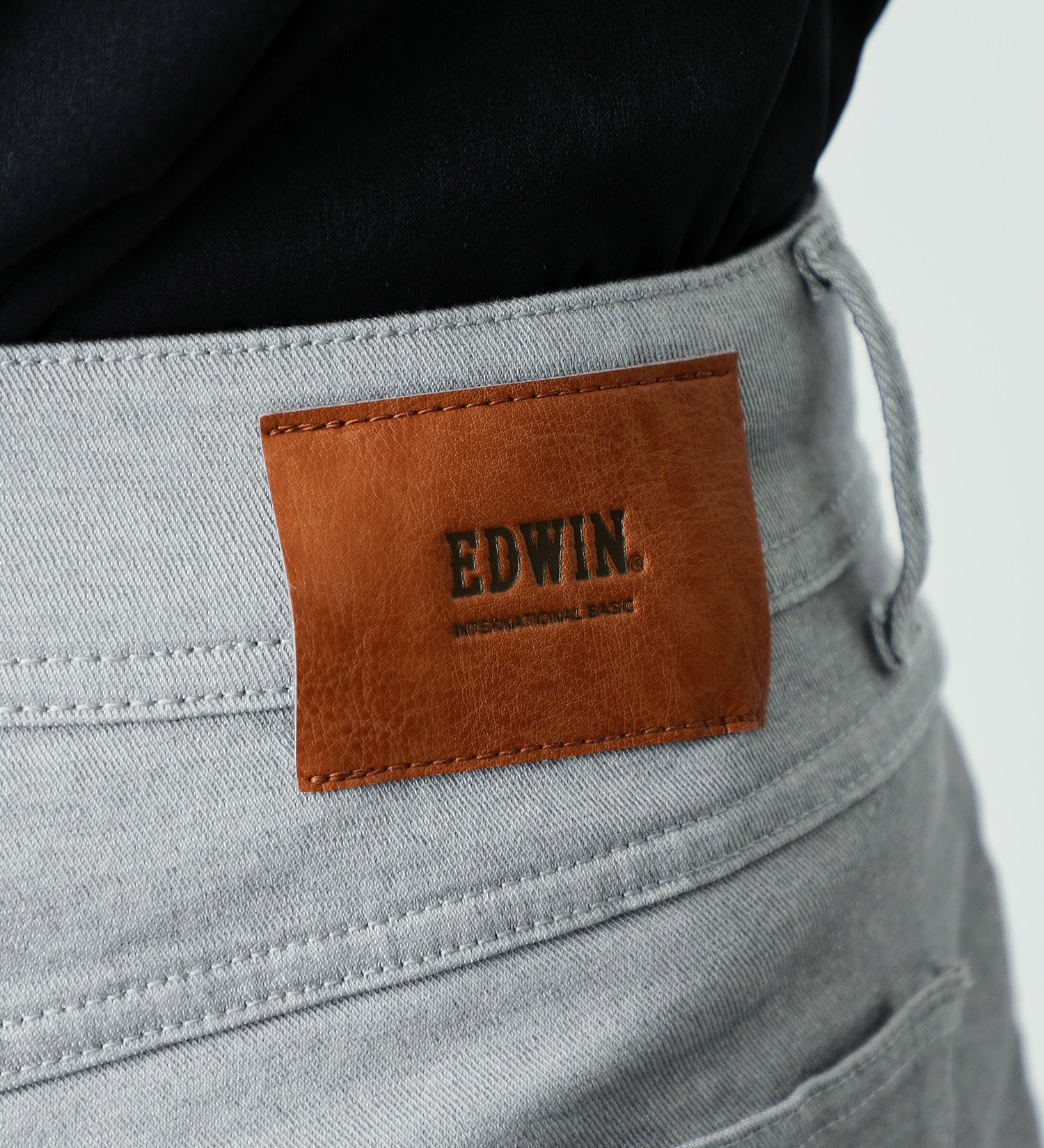 EDWIN(エドウイン)の【試着対象】EDWIN LADIES インターナショナルベーシック ゆったりストレートパンツ|パンツ/パンツ/レディース|グレー