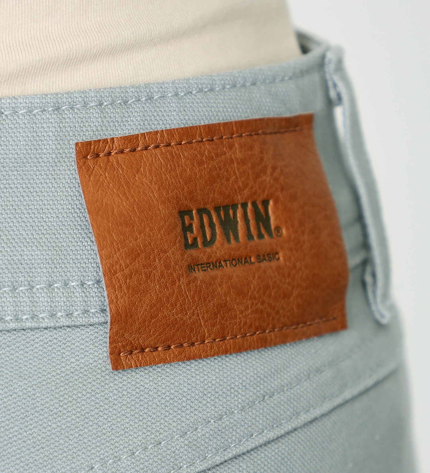 EDWIN(エドウイン)の【試着対象】EDWIN LADIES インターナショナルベーシックCOOL 股上深めゆったりストレート【涼】|パンツ/パンツ/レディース|グレー