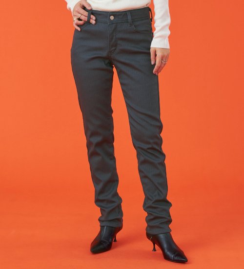 EDWIN(エドウイン)の【予約P】EDWIN LADIES 『裏フリースであったかい。』インターナショナルベーシックBODY FIREゆったりストレートデニムパンツ【冬用】【暖】|パンツ/パンツ/レディース|グレー