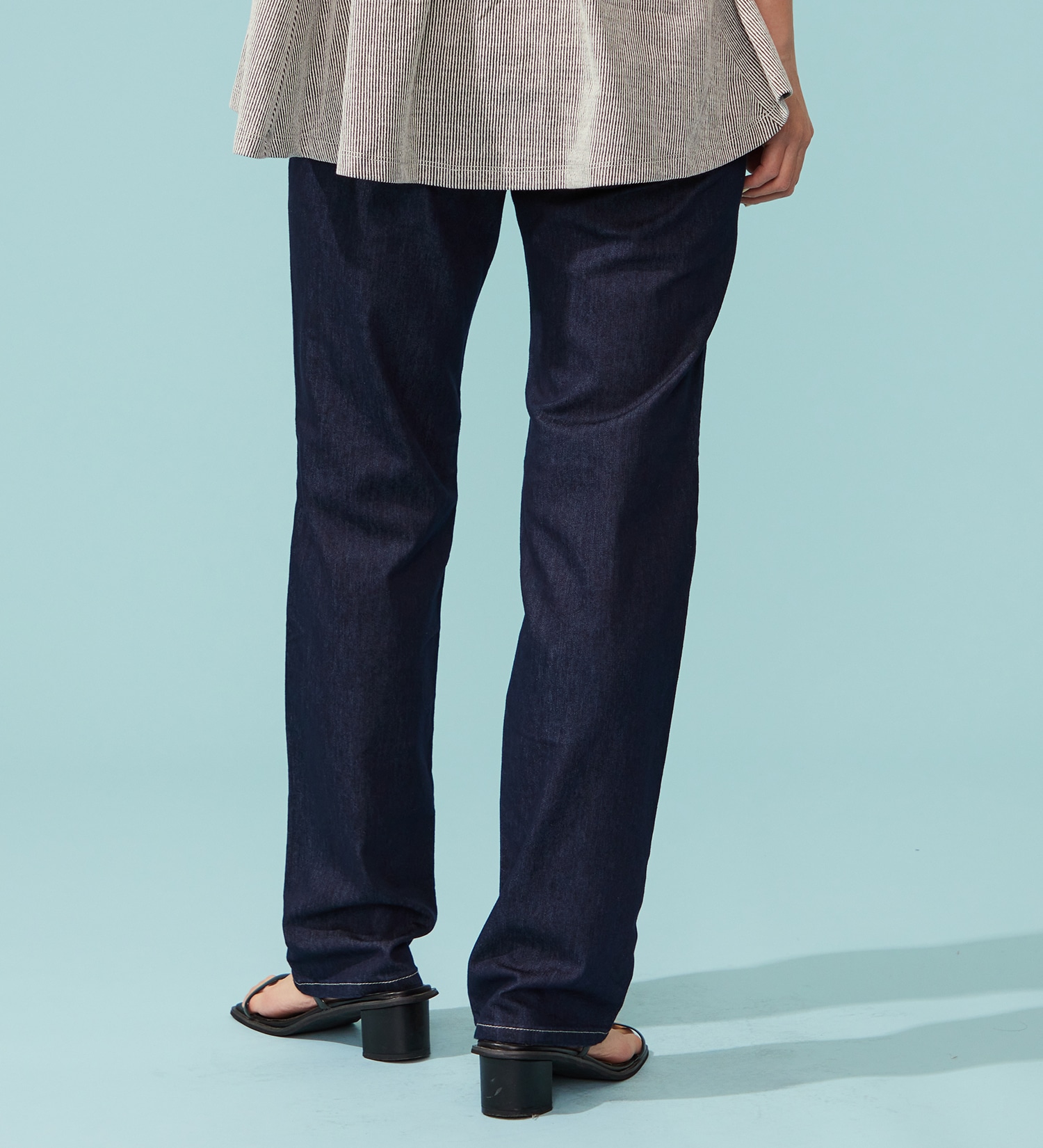 EDWIN(エドウイン)の【予約P】EDWIN LADIES インターナショナルベーシック COOL 股上深め 脚まわりゆったりストレートデニムパンツ【涼】|パンツ/デニム / ジーンズパンツ/レディース|インディゴブルー