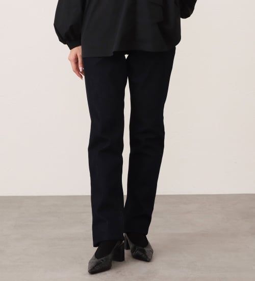 EDWIN LADIES インターナショナルベーシック すっきりストレートデニムパンツ
