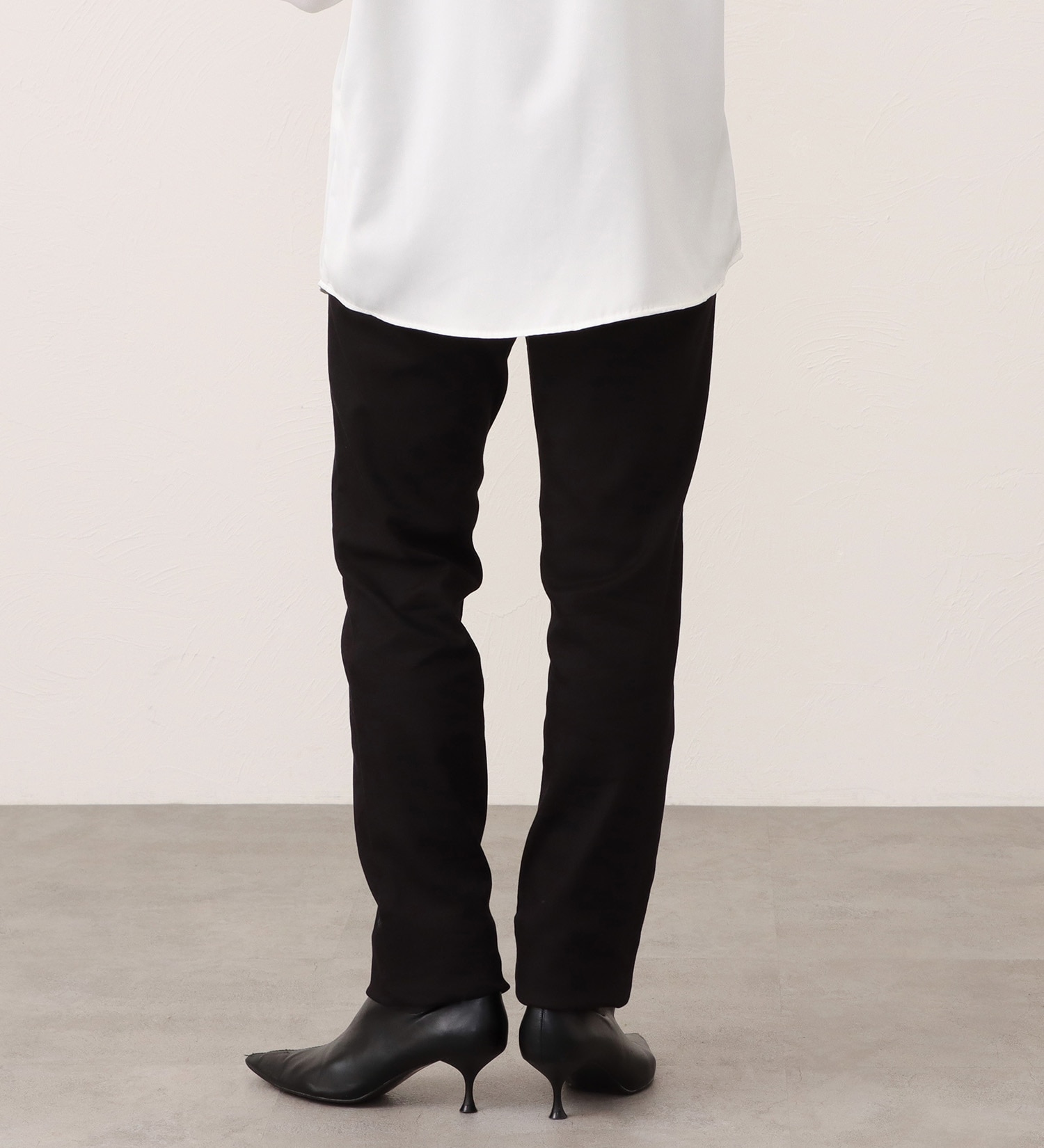EDWIN(エドウイン)のEDWIN LADIES インターナショナルベーシック すっきりストレートデニムパンツ|パンツ/デニム / ジーンズパンツ/レディース|ブラック