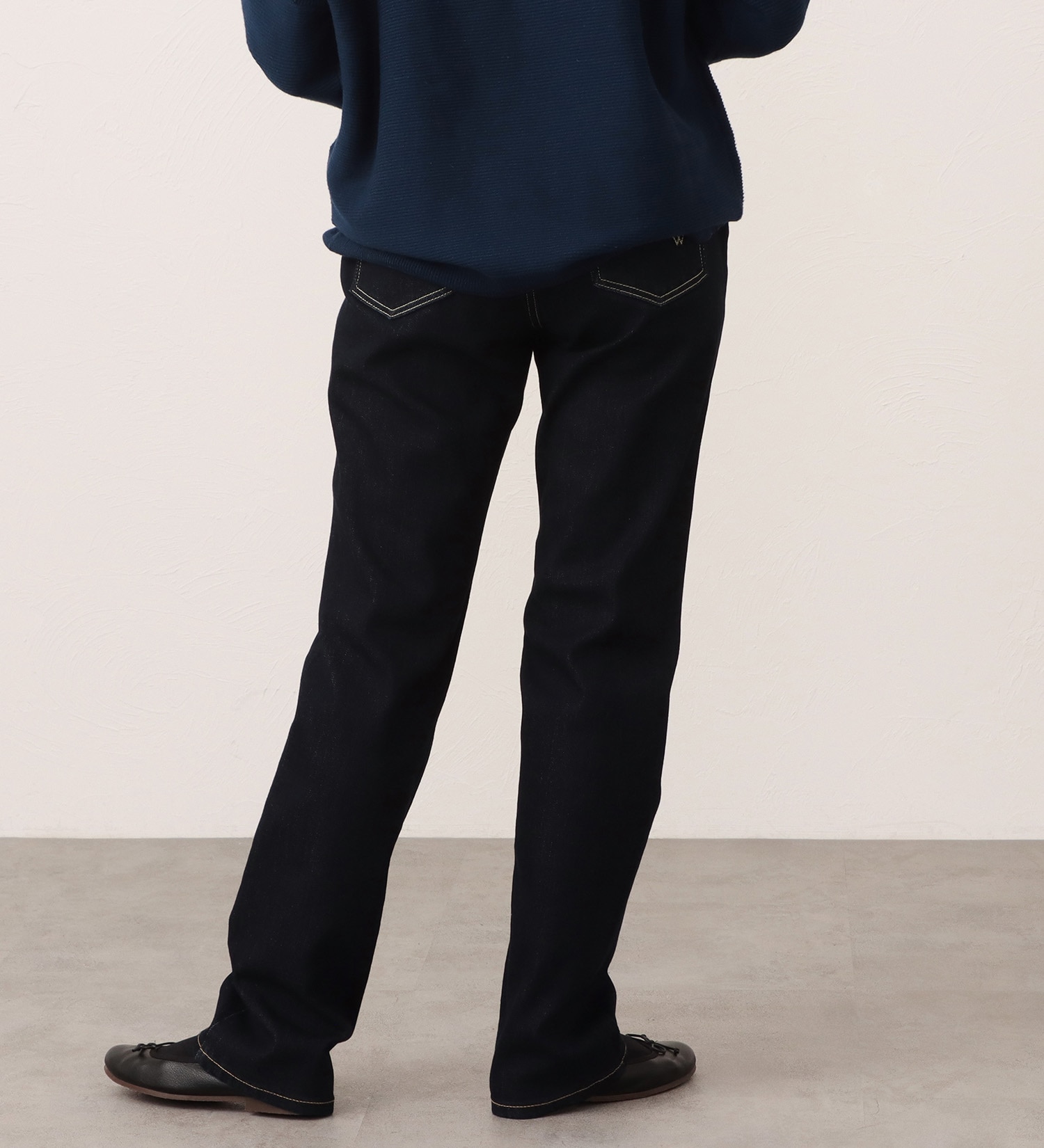 EDWIN(エドウイン)のEDWIN LADIES インターナショナルベーシック ゆったりストレートデニムパンツ|パンツ/デニム / ジーンズパンツ/レディース|インディゴブルー