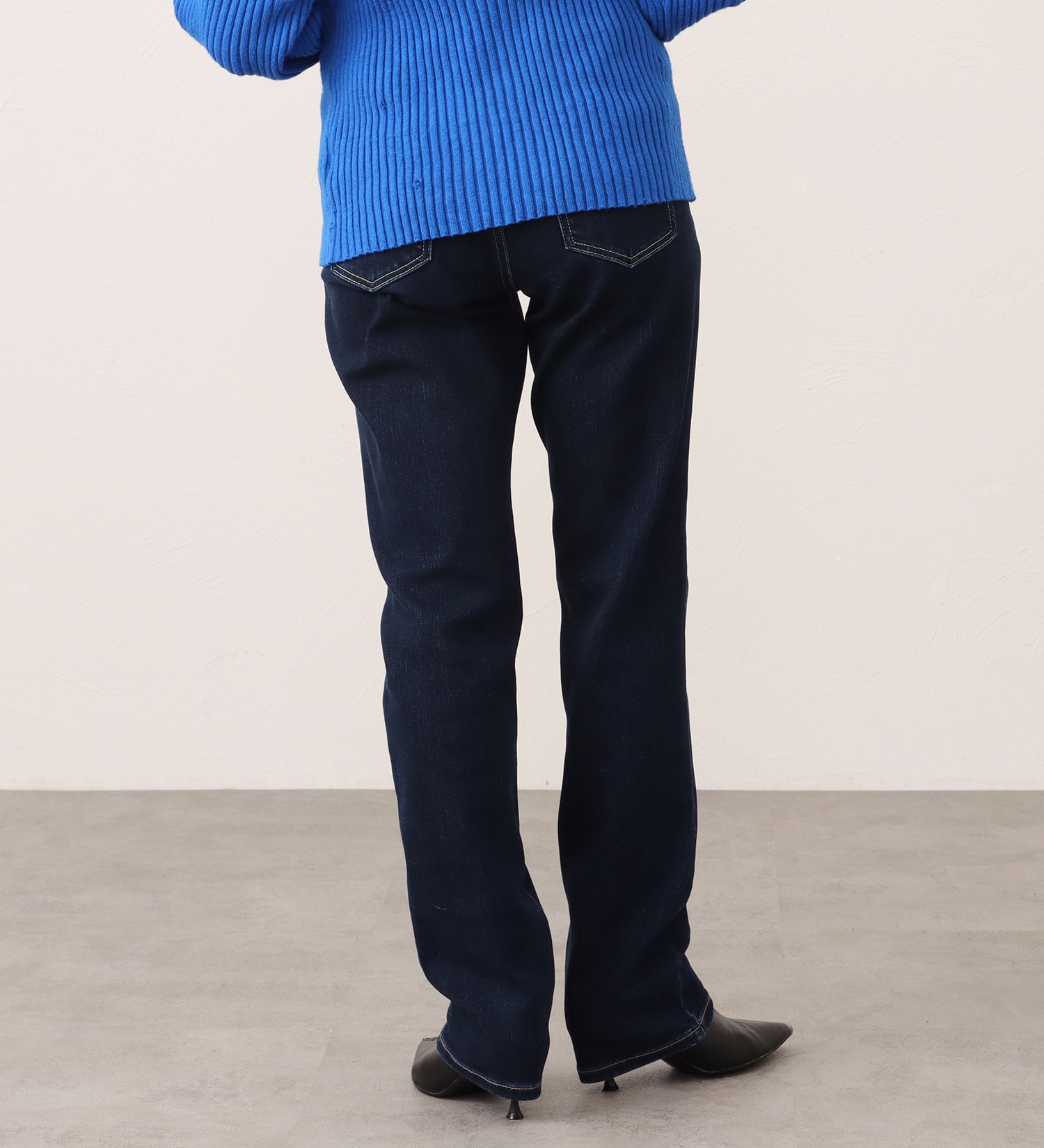 EDWIN(エドウイン)のEDWIN LADIES インターナショナルベーシック ゆったりストレートデニムパンツ|パンツ/デニム / ジーンズパンツ/レディース|濃色ブルー