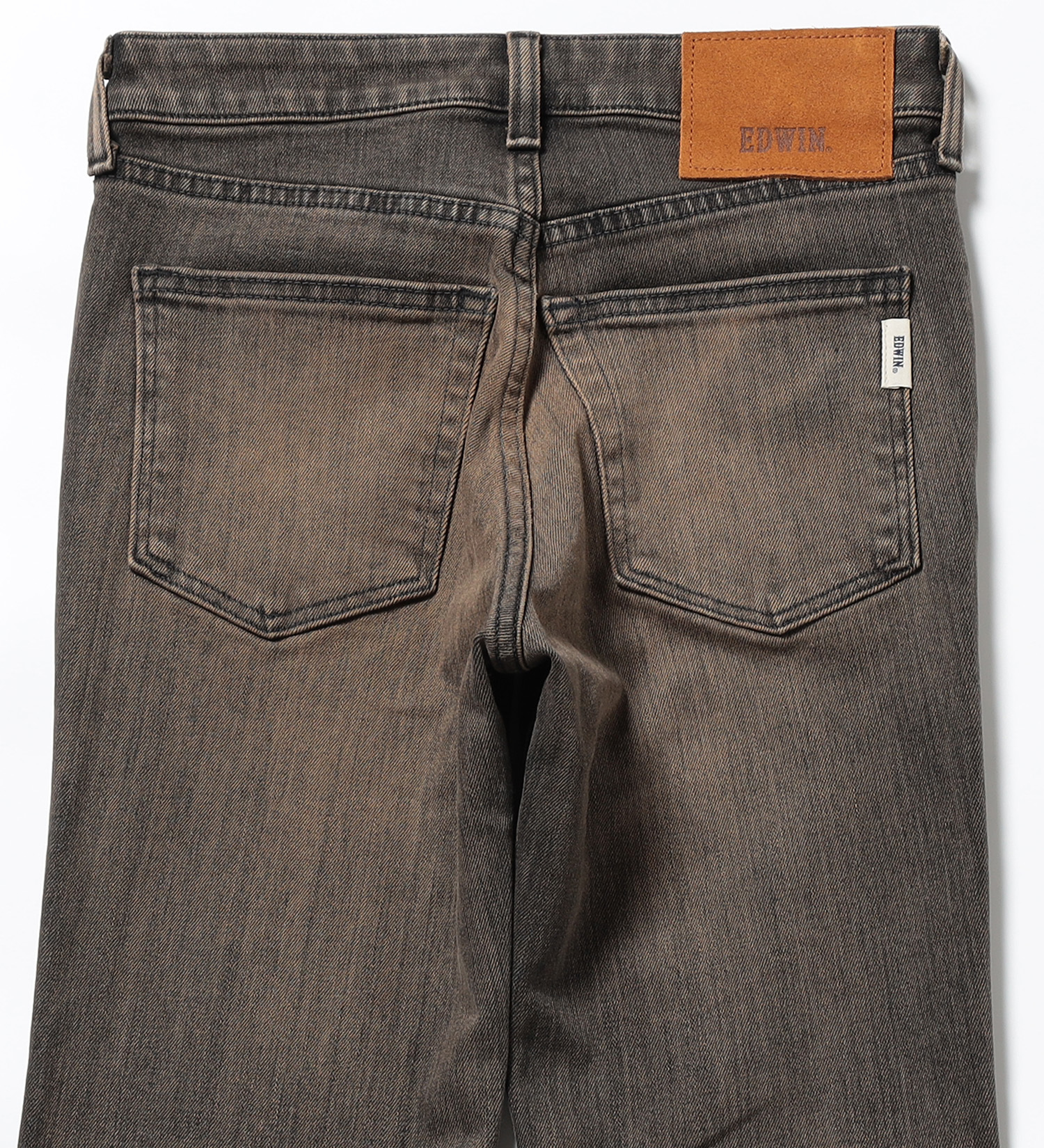 EDWIN(エドウイン)の【試着対象】EDWIN LADIES ニュークラシック ローライズ カットオフフレアデニムパンツ|パンツ/デニム / ジーンズパンツ/レディース|ブラウン系その他