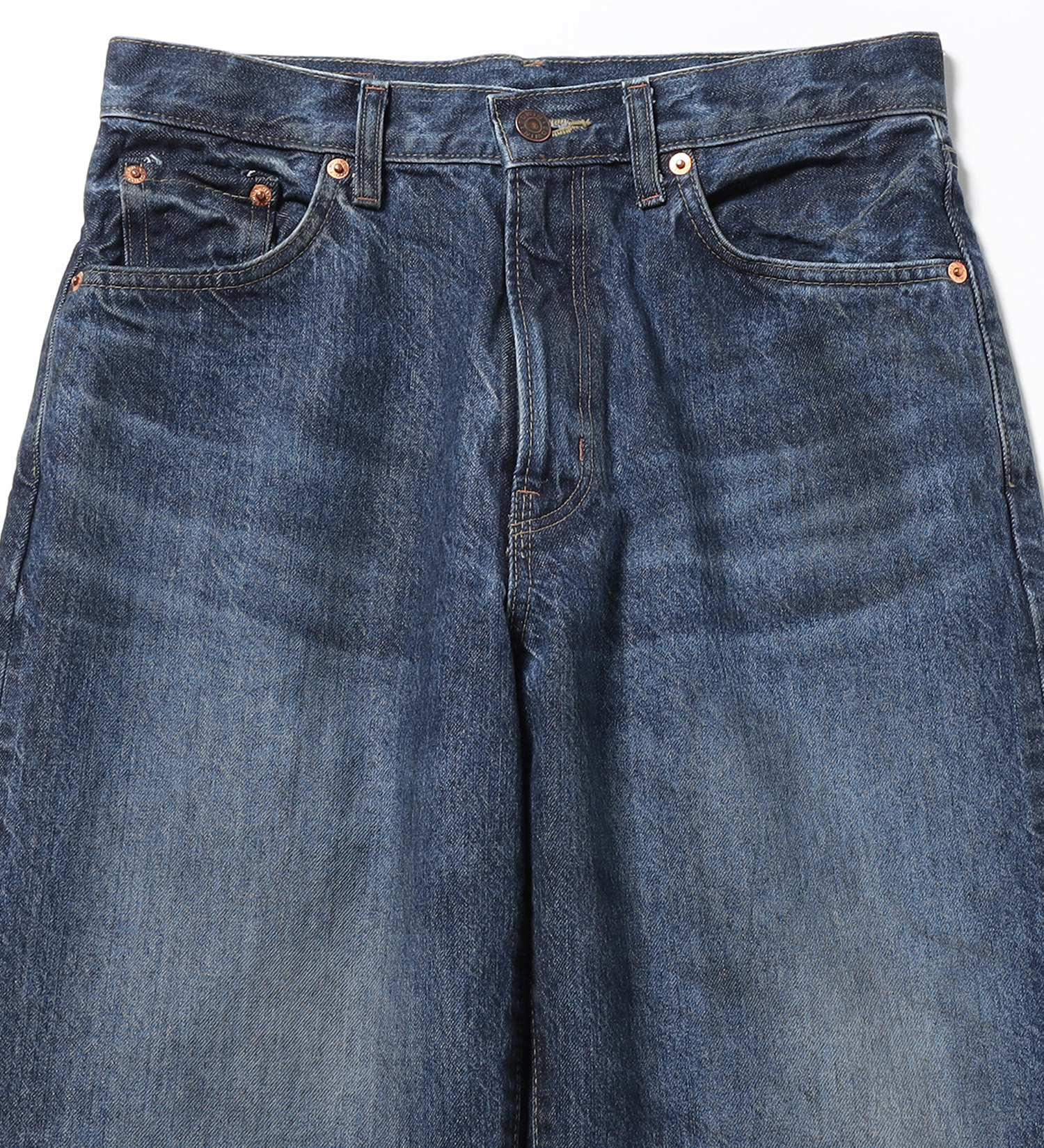 EDWIN(エドウイン)の【試着対象】EDWIN LADIES ニュークラシック クラシックストレートデニムパンツ|パンツ/デニム / ジーンズパンツ/レディース|濃色ブルー