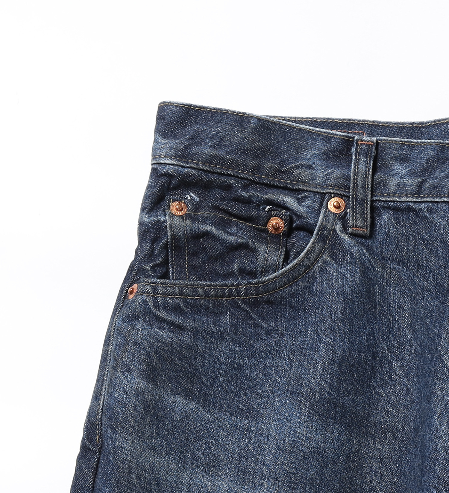 EDWIN(エドウイン)の【試着対象】EDWIN LADIES ニュークラシック クラシックストレートデニムパンツ|パンツ/デニム / ジーンズパンツ/レディース|濃色ブルー
