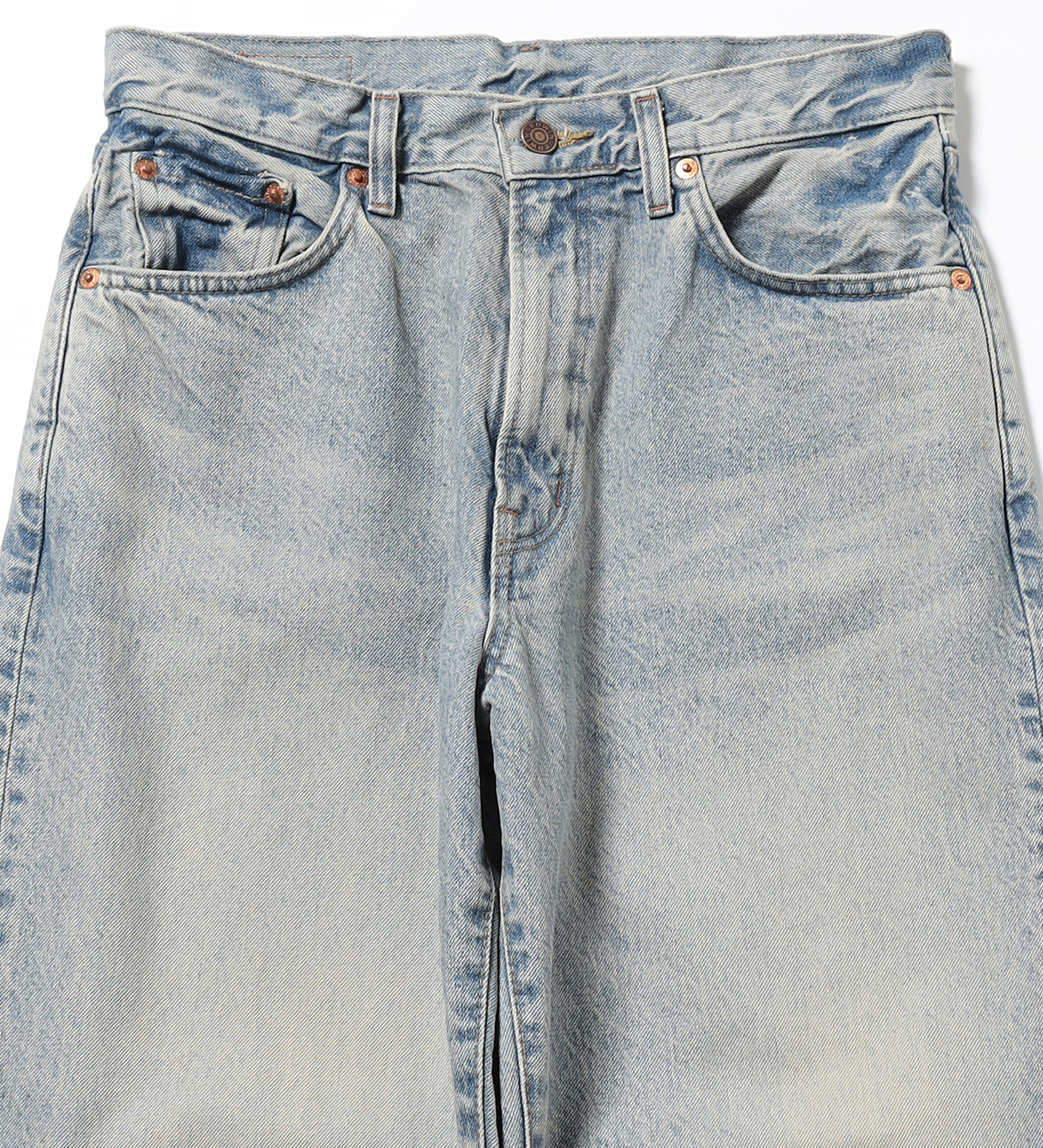 EDWIN(エドウイン)の【試着対象】EDWIN LADIES ニュークラシック クラシックストレートデニムパンツ|パンツ/デニム / ジーンズパンツ/レディース|淡色ブルー