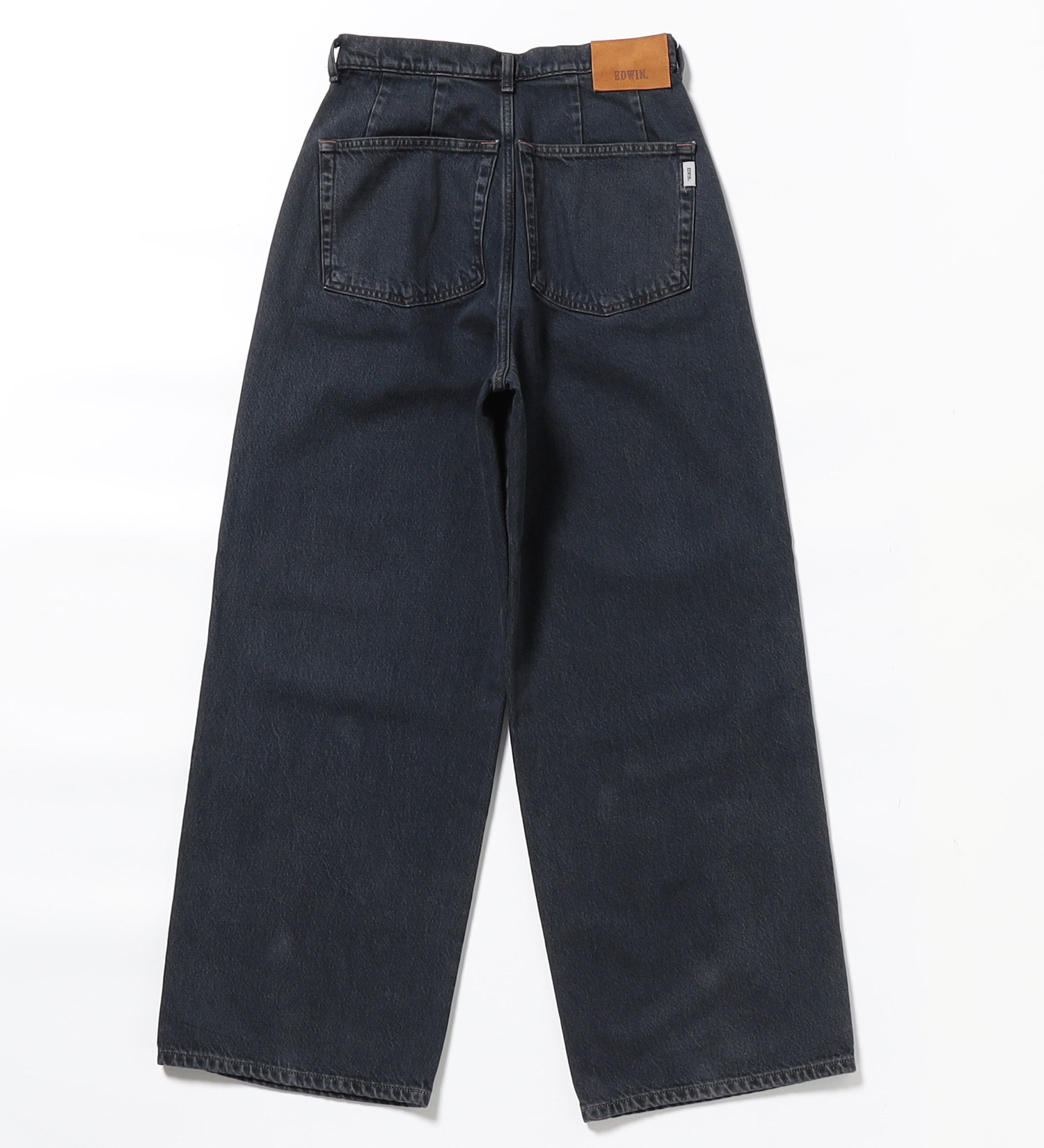 EDWIN(エドウイン)の【試着対象】EDWIN LADIES　ニュークラシック スラックス風 ワイドデニムパンツ|パンツ/デニム / ジーンズパンツ/レディース|ブラックデニム