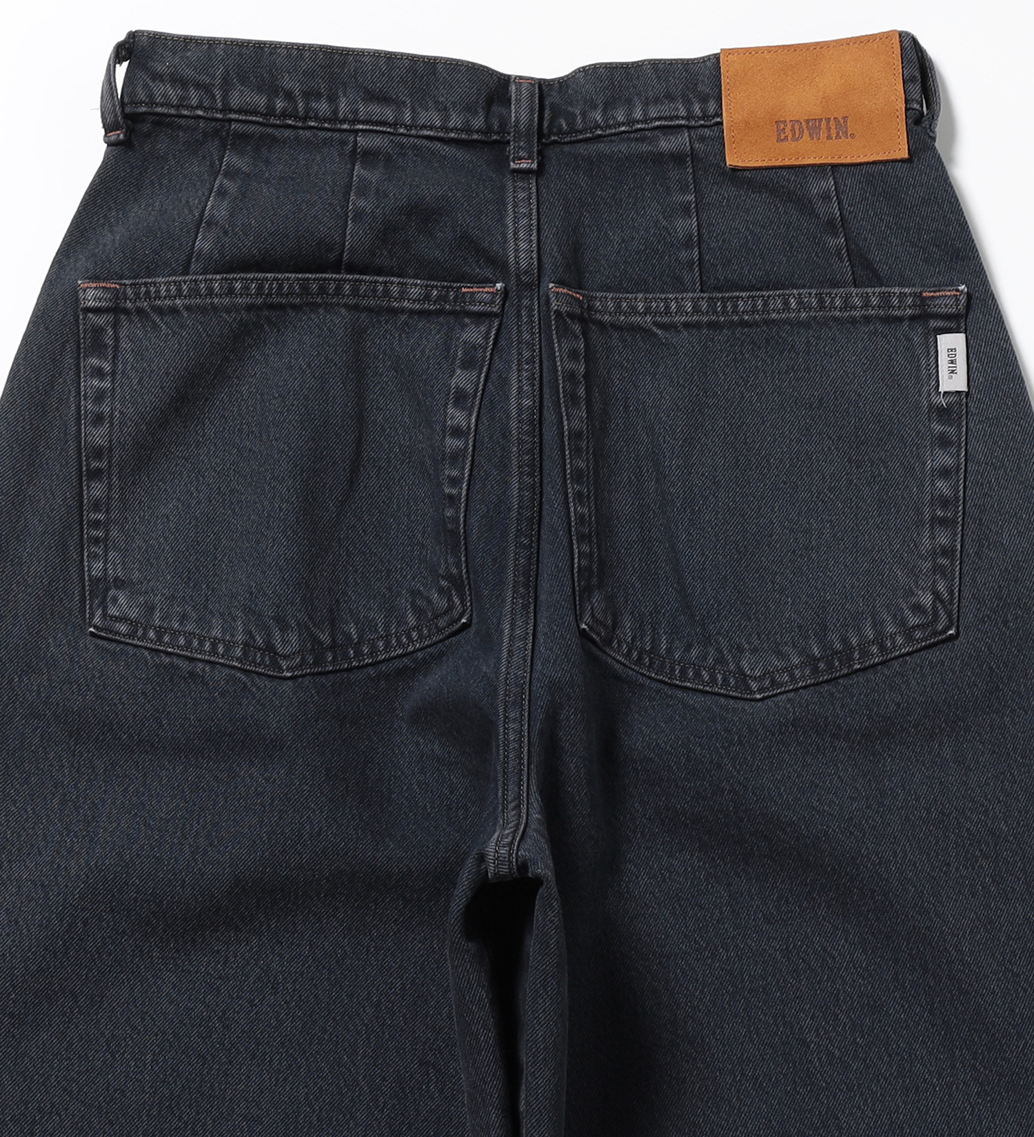 EDWIN(エドウイン)の【試着対象】EDWIN LADIES　ニュークラシック スラックス風 ワイドデニムパンツ|パンツ/デニム / ジーンズパンツ/レディース|ブラックデニム