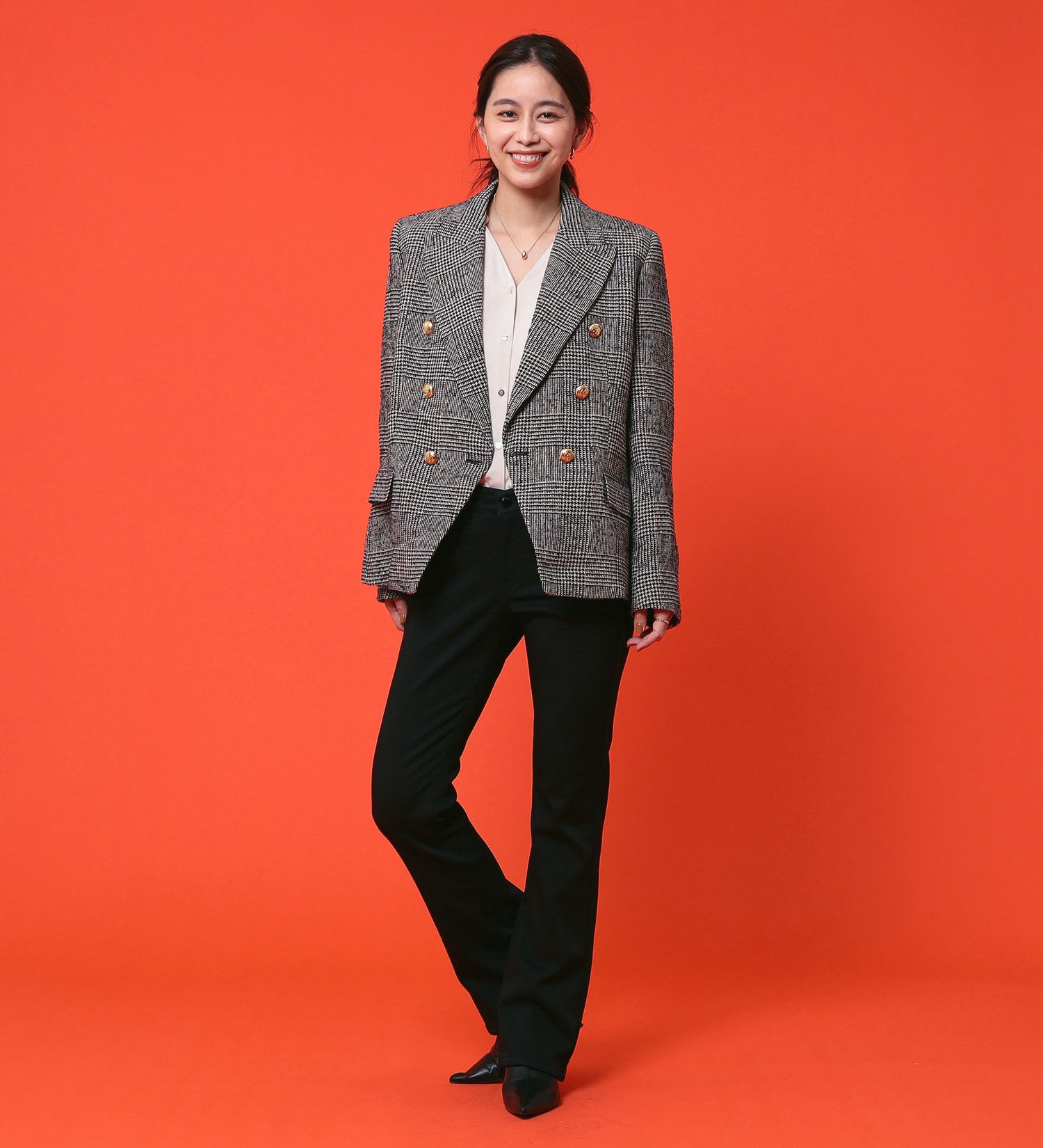 EDWIN(エドウイン)の【予約P】【WEB限定】EDWIN LADIES ハタラクロ BODY FIREブーツカットパンツ【暖】【冬用】|パンツ/パンツ/レディース|ブラック