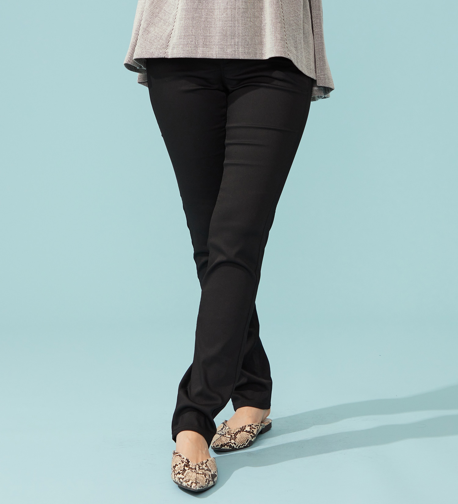 EDWIN(エドウイン)の【予約P】【WEB限定】EDWIN LADIES ハタラクロ COOL 涼しいスリムストレートパンツ【涼】|パンツ/パンツ/レディース|ブラック